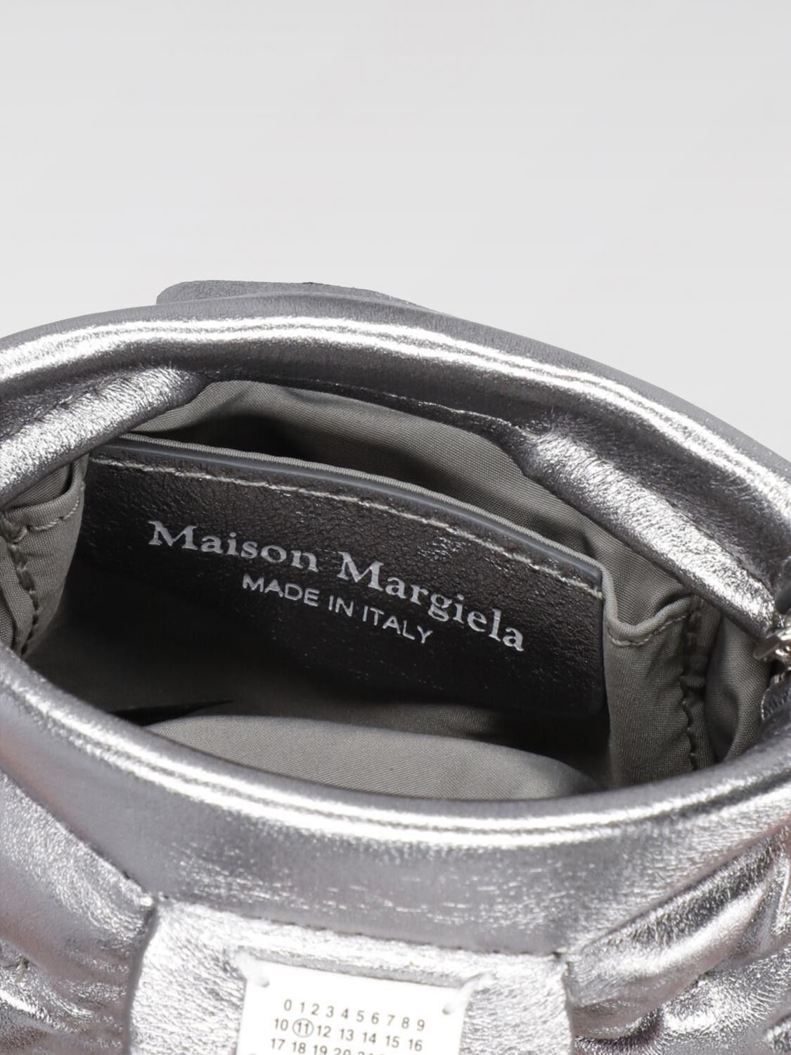 Maison Margiela o1s22i1n1124 Size: OS / Mini Glam Slam Bag in Silver Size ONE SIZE - 4 Thumbnail