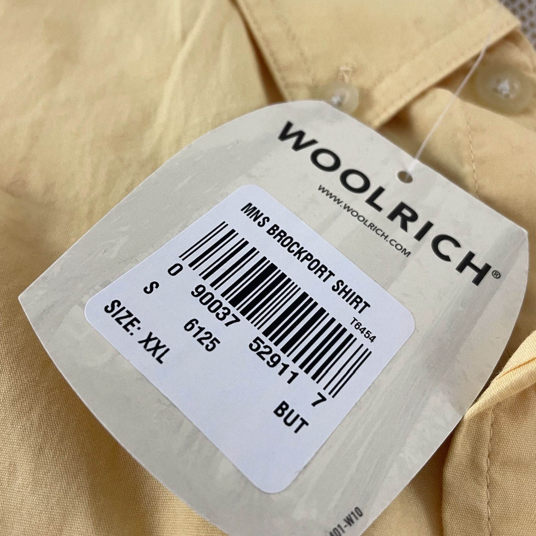Vintage Woolrich Short Sleeve Button-Up Shirt XXL Men Yellow Size US XXL / EU 58 / 5 - 2 Thumbnail
