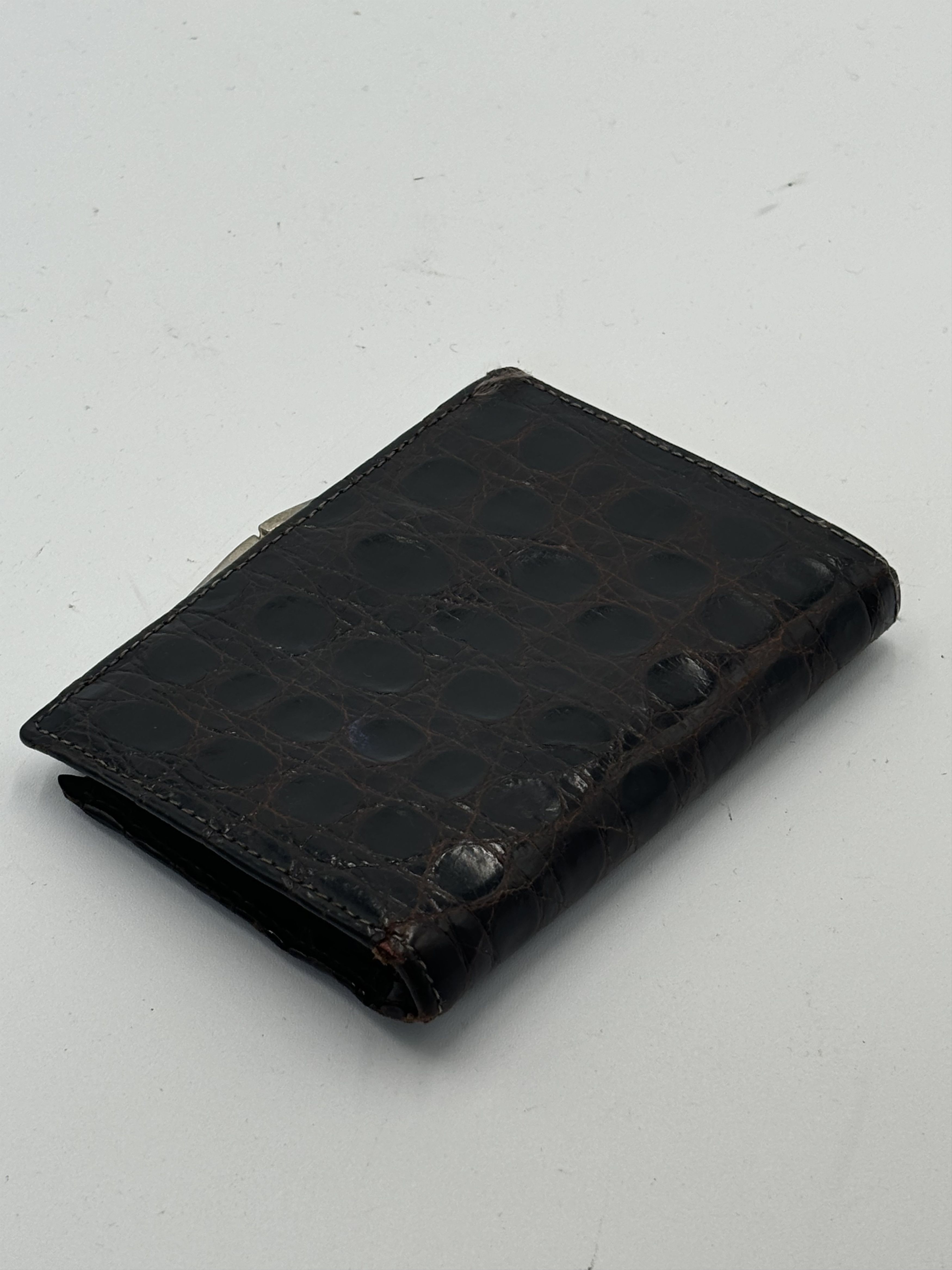 Bosca Bosca brown crocodile leather wallet Size ONE SIZE - 2 Thumbnail