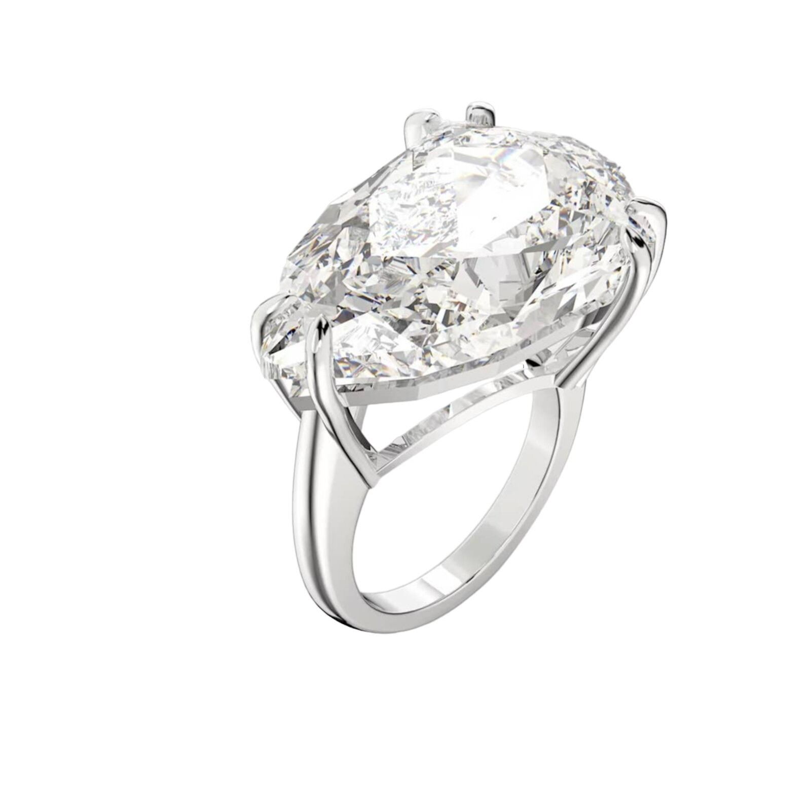 Swarovski Swarovski Mesmera cocktail ring Trilliant cut, White USA 5 Size ONE SIZE - 1 Thumbnail