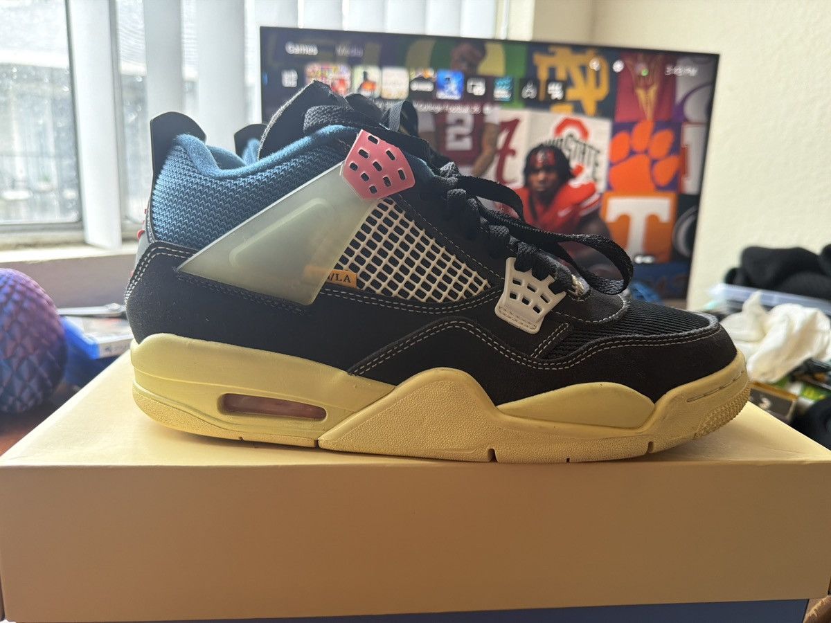 Jordan Brand × Union LA AJ4 x Union LA "off-noir" Size US 8.5 / EU 41-42 - 8 Thumbnail