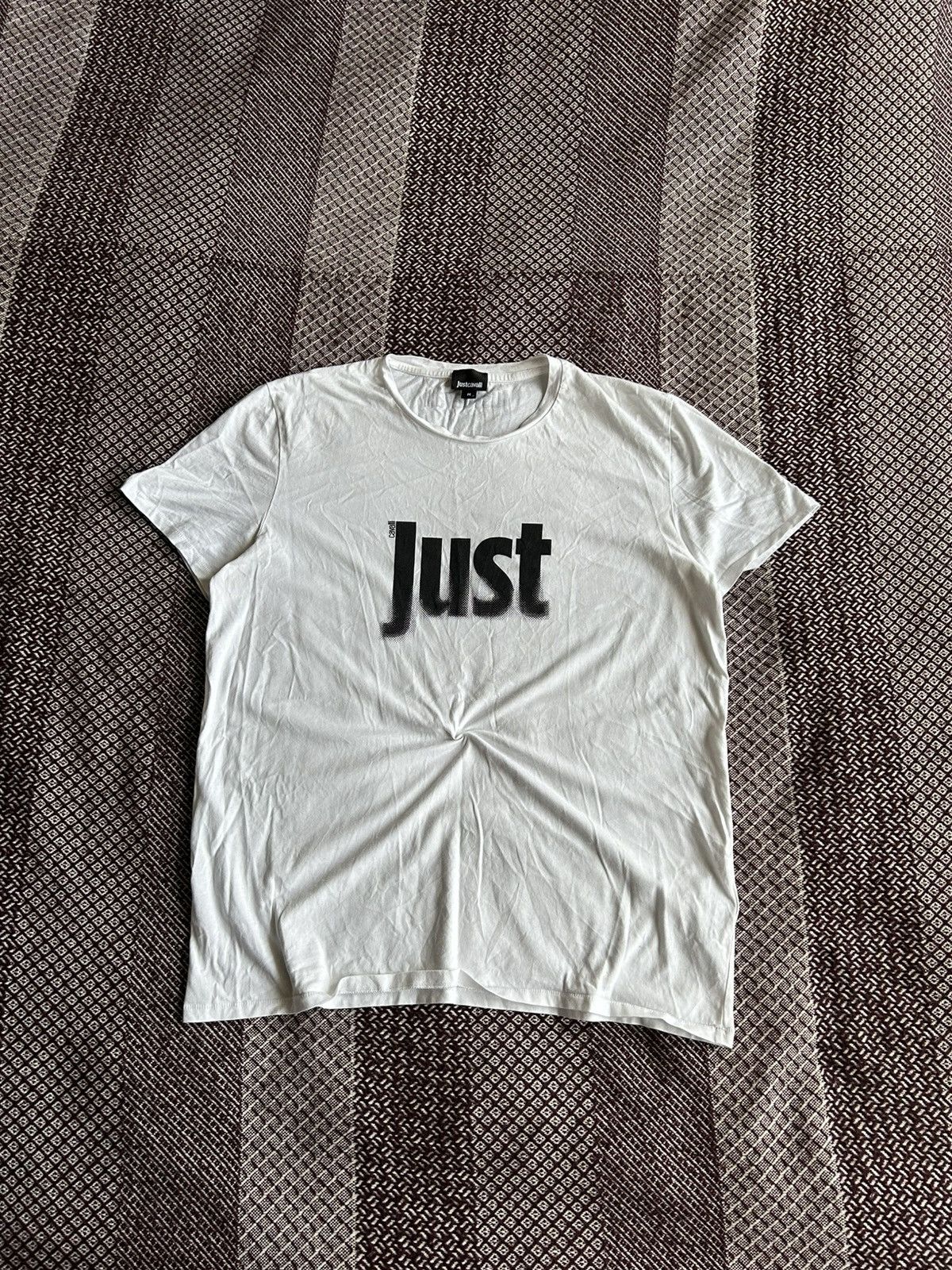 Just Cavalli × Roberto Cavalli Just Cavalli Rare Big logo T-shirt Size M Logo Print Size US M / EU 48-50 / 2 - 1 Thumbnail