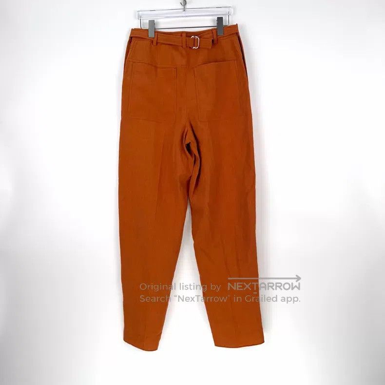 Hermes Hermes Orange Linen Pants Size 24" / US 00 / IT 34 - 4 Thumbnail