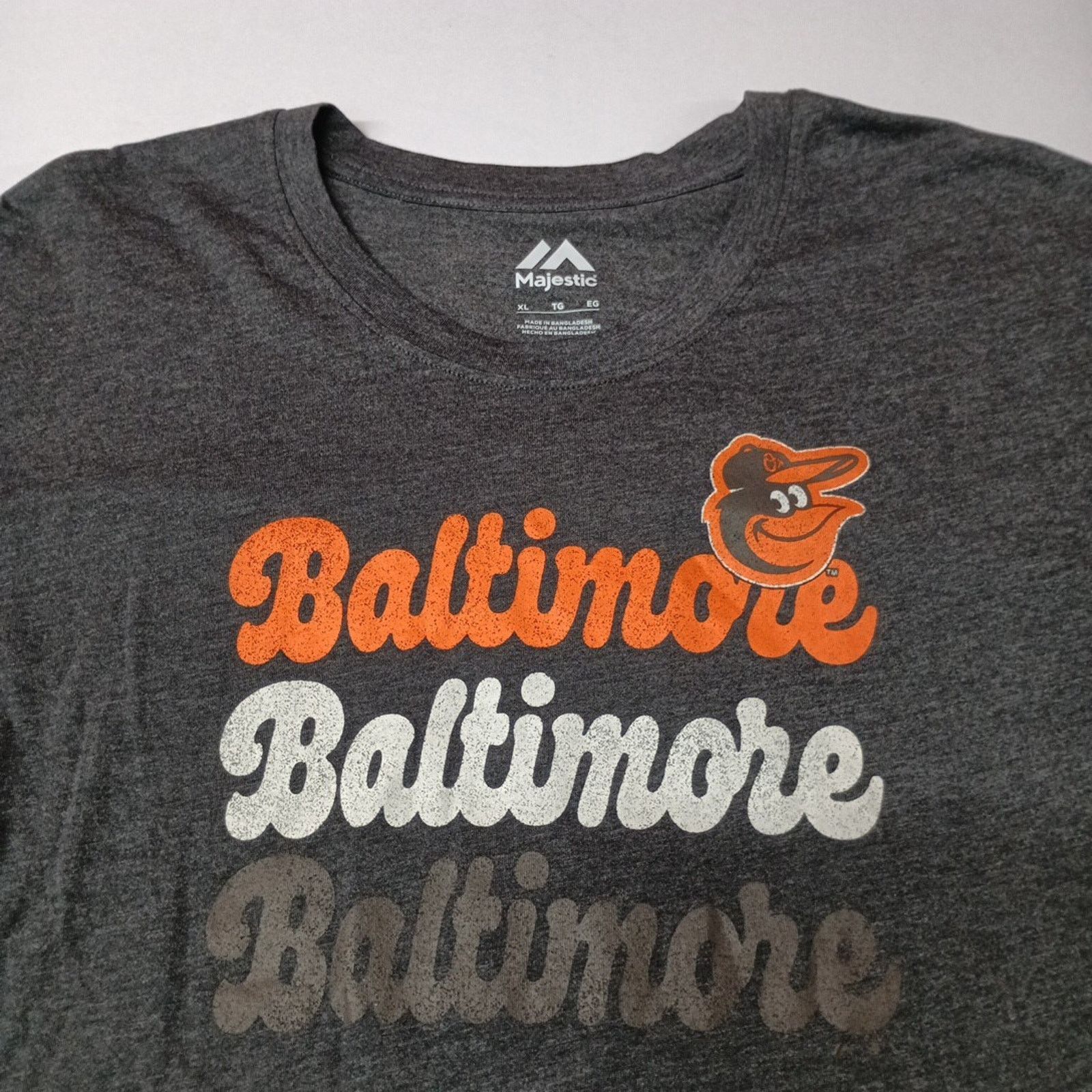 Majestic Majestic Baltimore Orioles T-shirt Women’s Size XL Gray MLB Size XL / US 12-14 / IT 48-50 - 2 Thumbnail