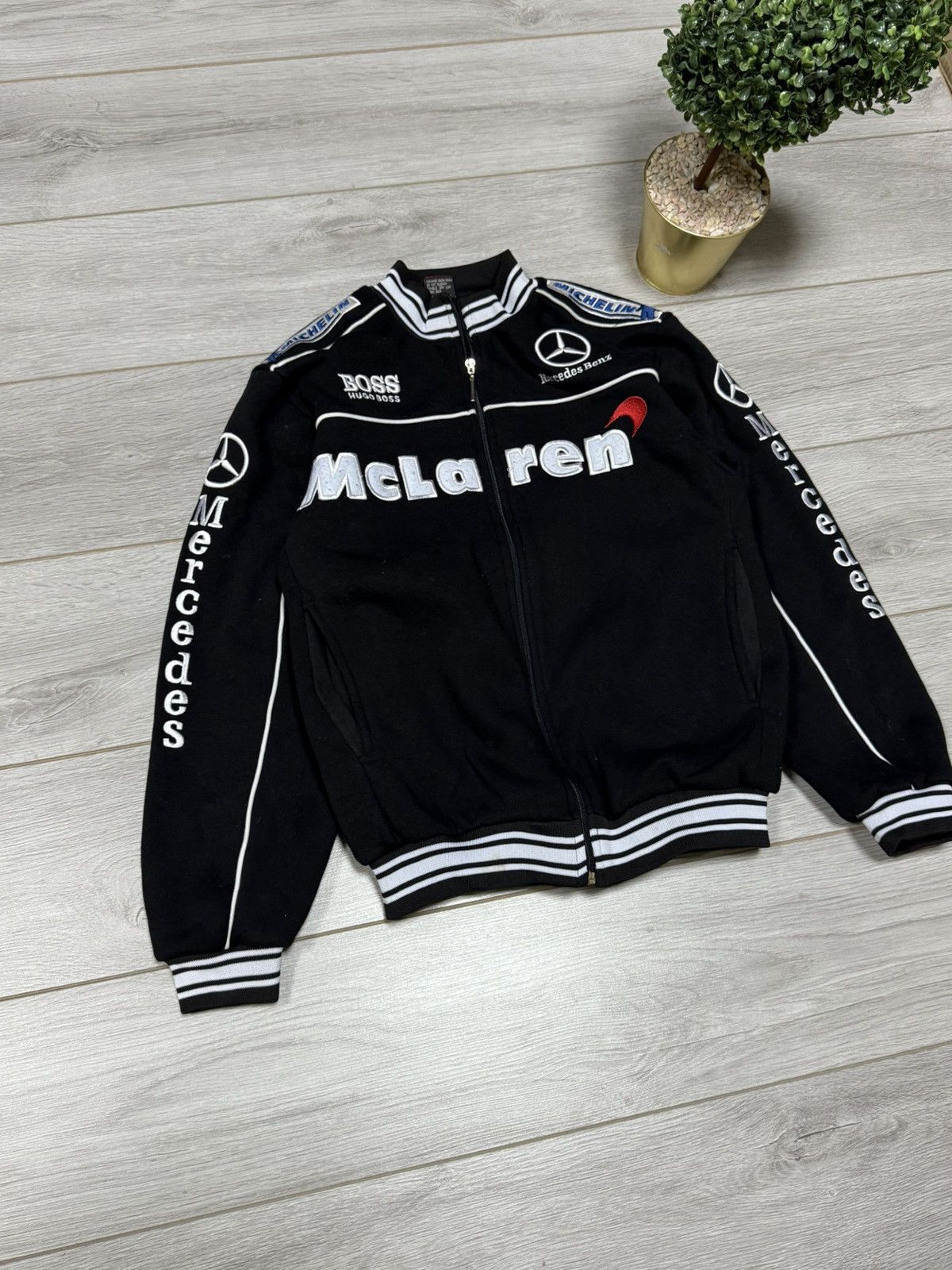Mercedes-Benz Mclaren vintage BOSS Mercedes zip sweatshirt Size US S / EU 44-46 / 1 - 3 Thumbnail