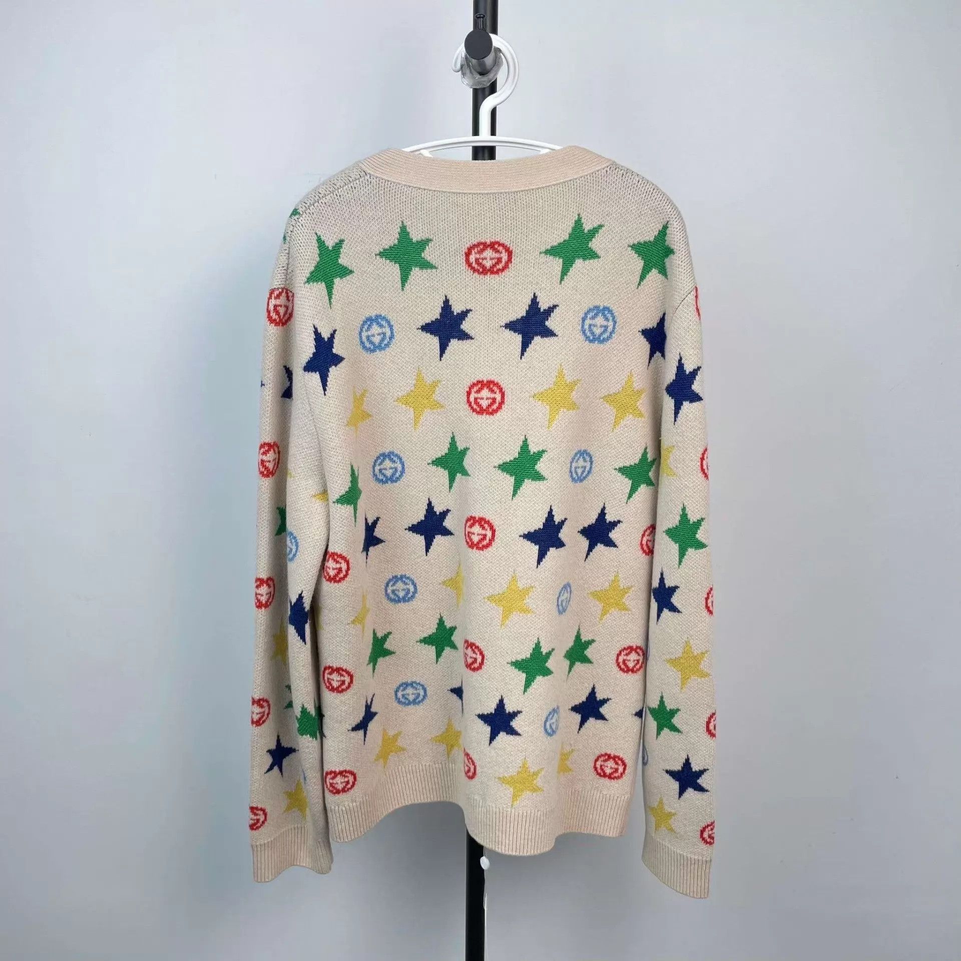 Gucci Gucci wool knit cardigan multicolor L Size US L / EU 52-54 / 3 - 2 Thumbnail