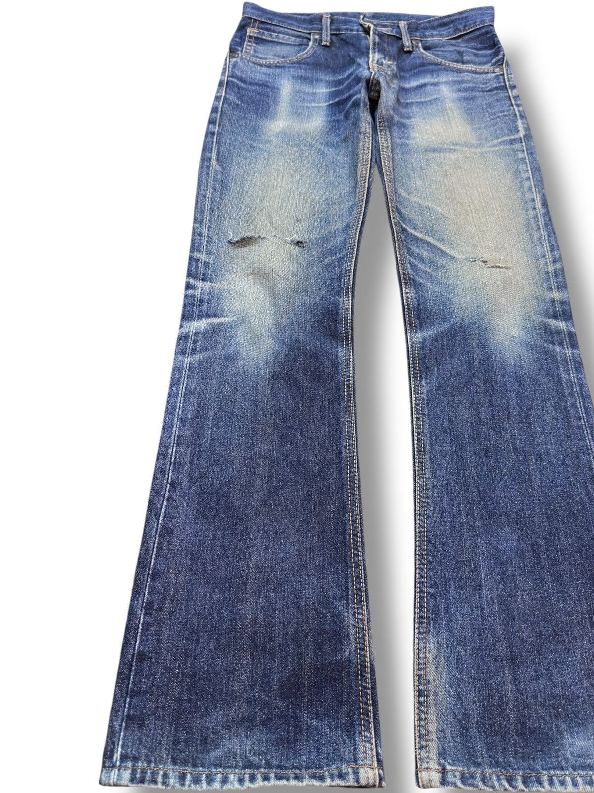 Edwin Vintage Edwin Exclusive Vintage Flare Mudwash Grunge Denim Size US 30 / EU 46 - 3 Thumbnail