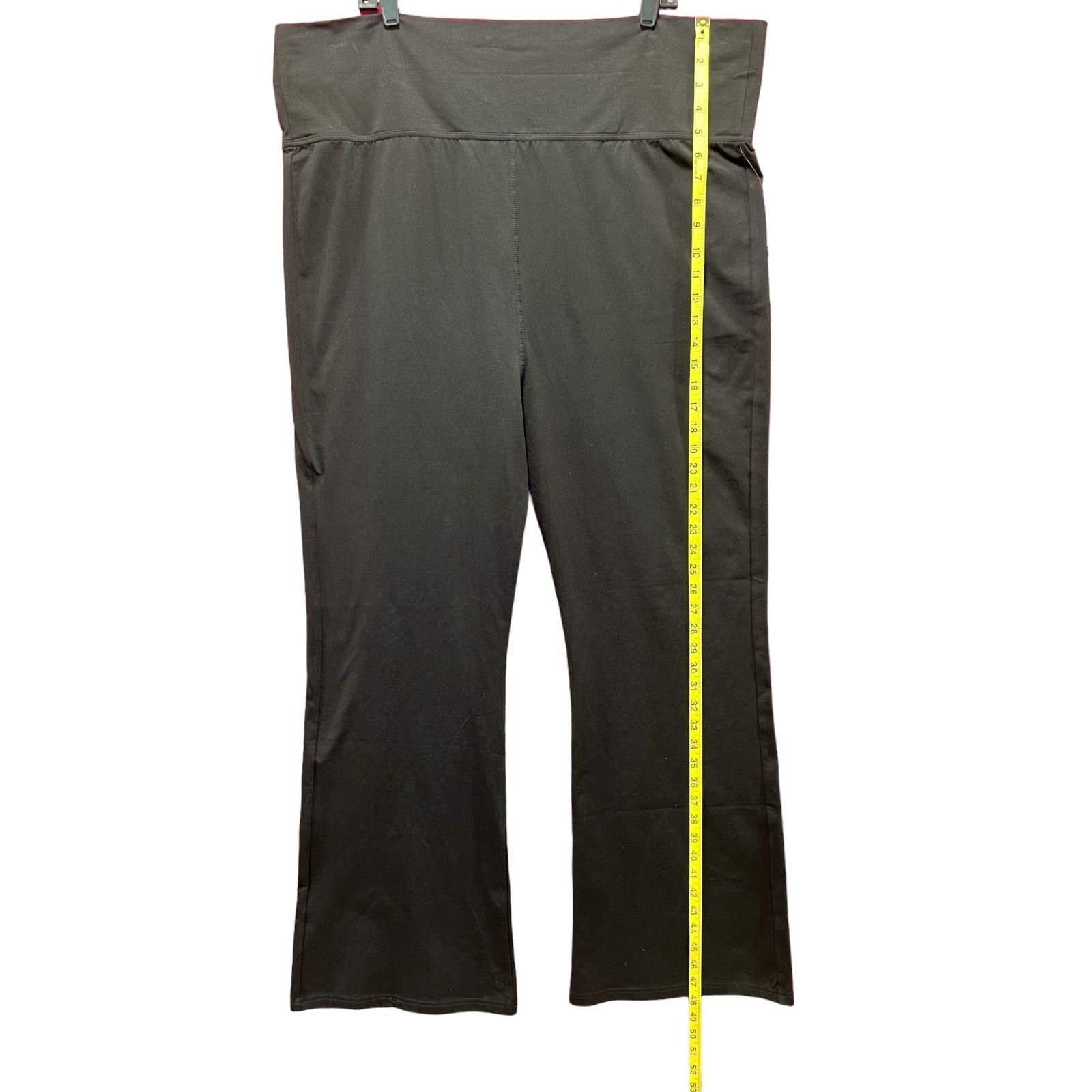 Other Rue + - Women's Stretch Flare Leg Pants - Black - 4X Size 42" / US 20 - 8 Thumbnail