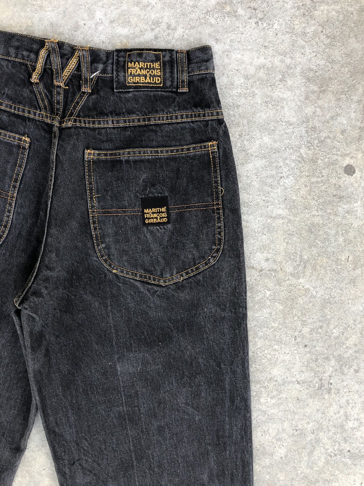 Marithe + Francois Girbaud Marithe Francois Girbaud Baggy Jeans Embroidered Logo Size US 29 - 9 Thumbnail