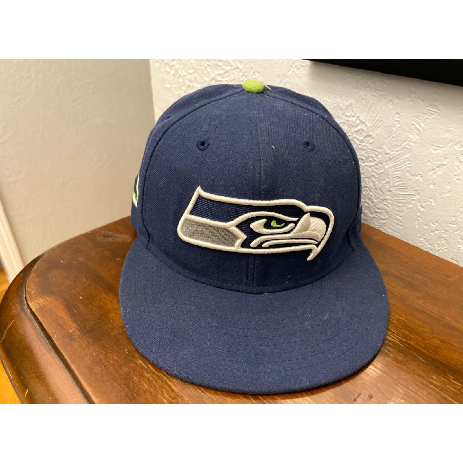 New Era New Era NFL 59fifty Hat Seattle Seahawks Russell Wilson #3 7 1/8 Multicolor Mens Baseball Cap Size ONE SIZE - 2 Thumbnail