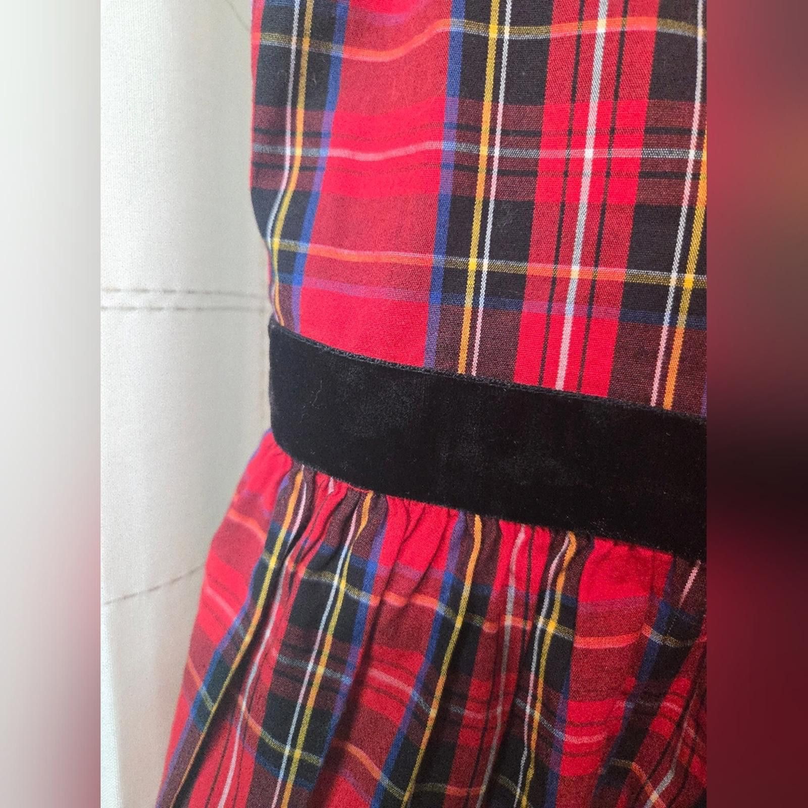 Designer Crewcuts Girls' Flutter-Sleeve Tartan Dress Size ONE SIZE - 4 Thumbnail