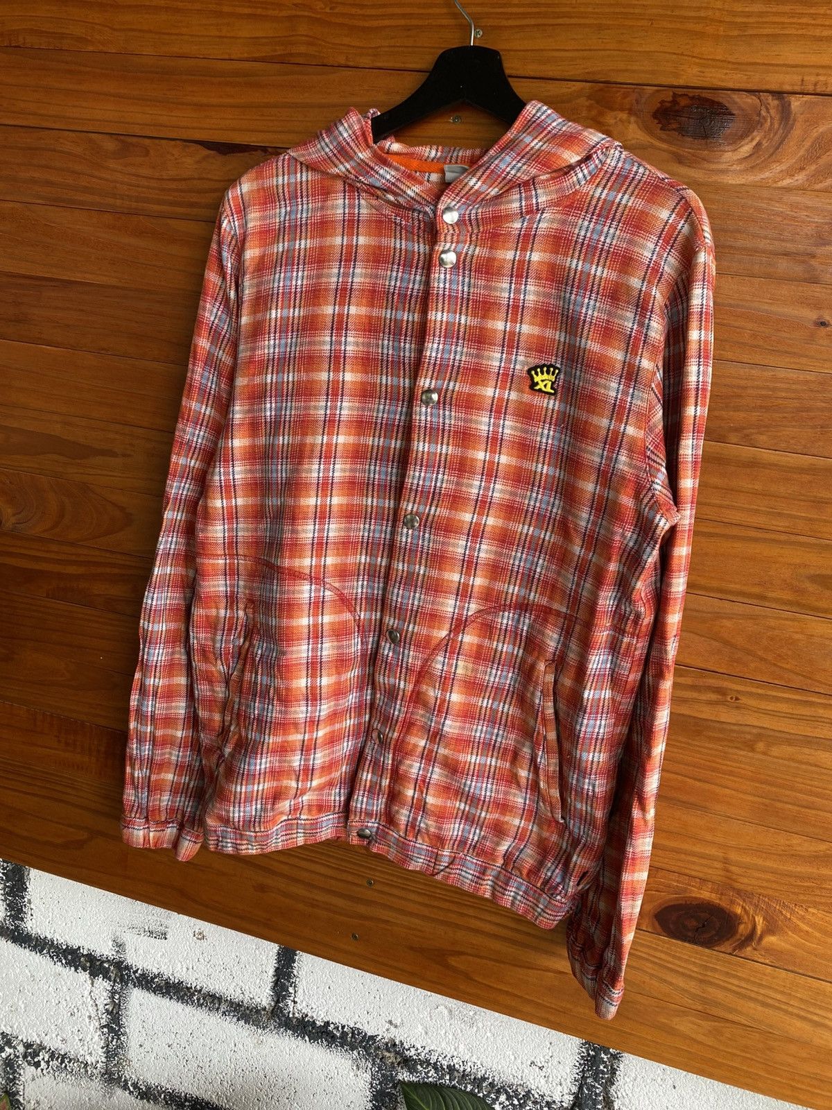 Xlarge X-Large Fine Clothing Plaid Hoodie Shirt Streetwear Icon Size US M / EU 48-50 / 2 - 3 Thumbnail