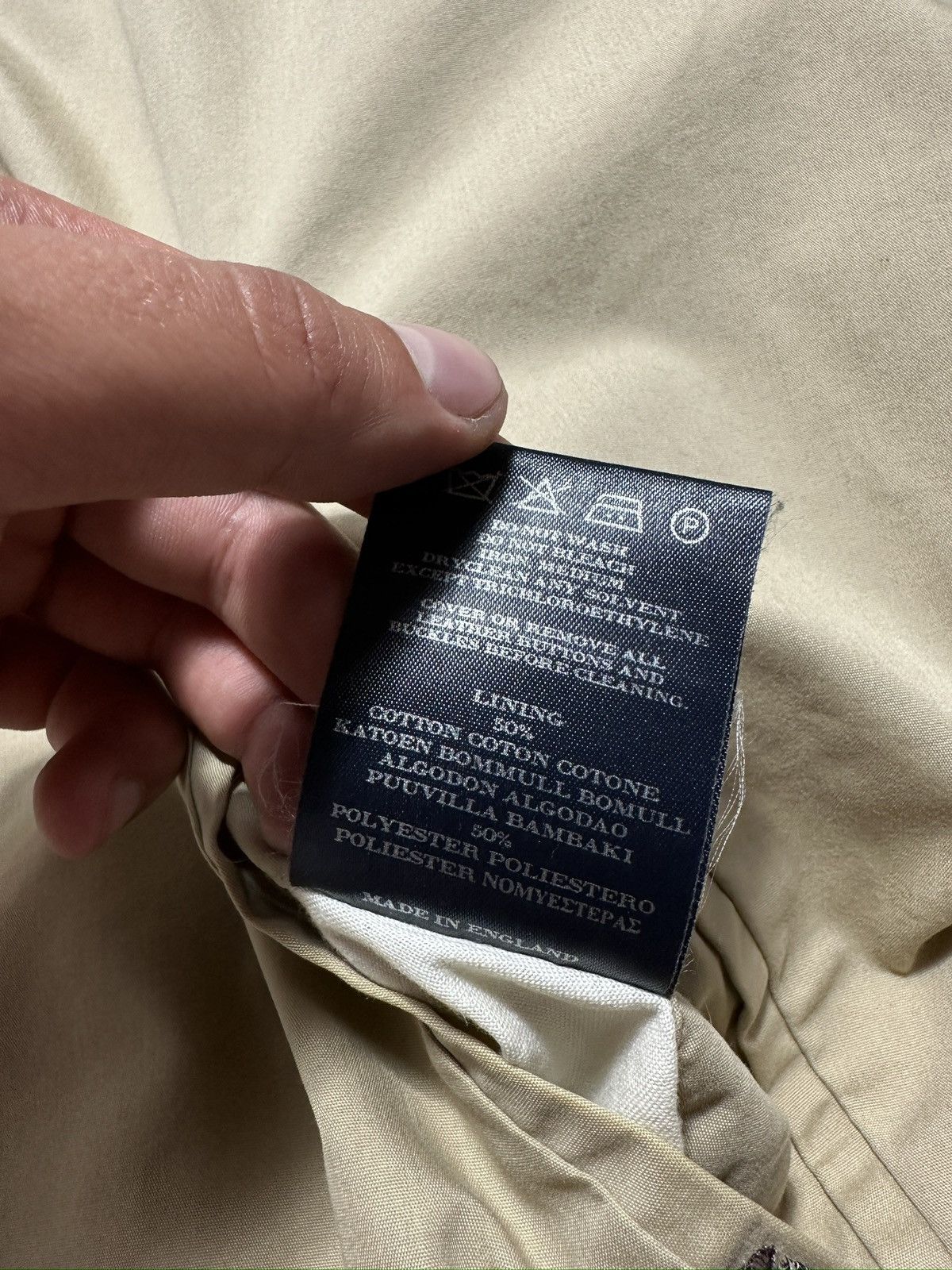 Burberry Mens Vintage Monogram Jacket Burberry London 90s Size US M / EU 48-50 / 2 - 12 Thumbnail