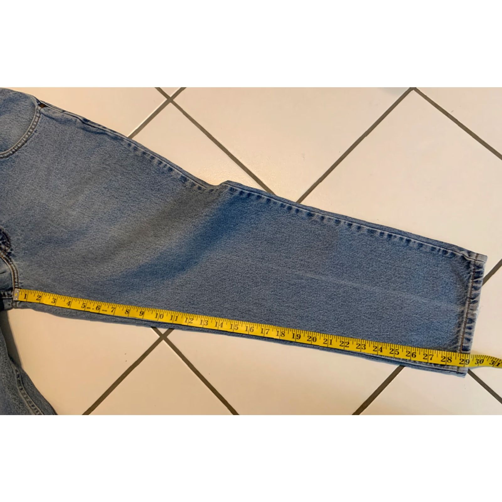Levi's VINTAGE Levi's 545 Jeans 34x29 Blue Tapered Relaxed Cotton Classic Mens Size US 34 / EU 50 - 3 Thumbnail