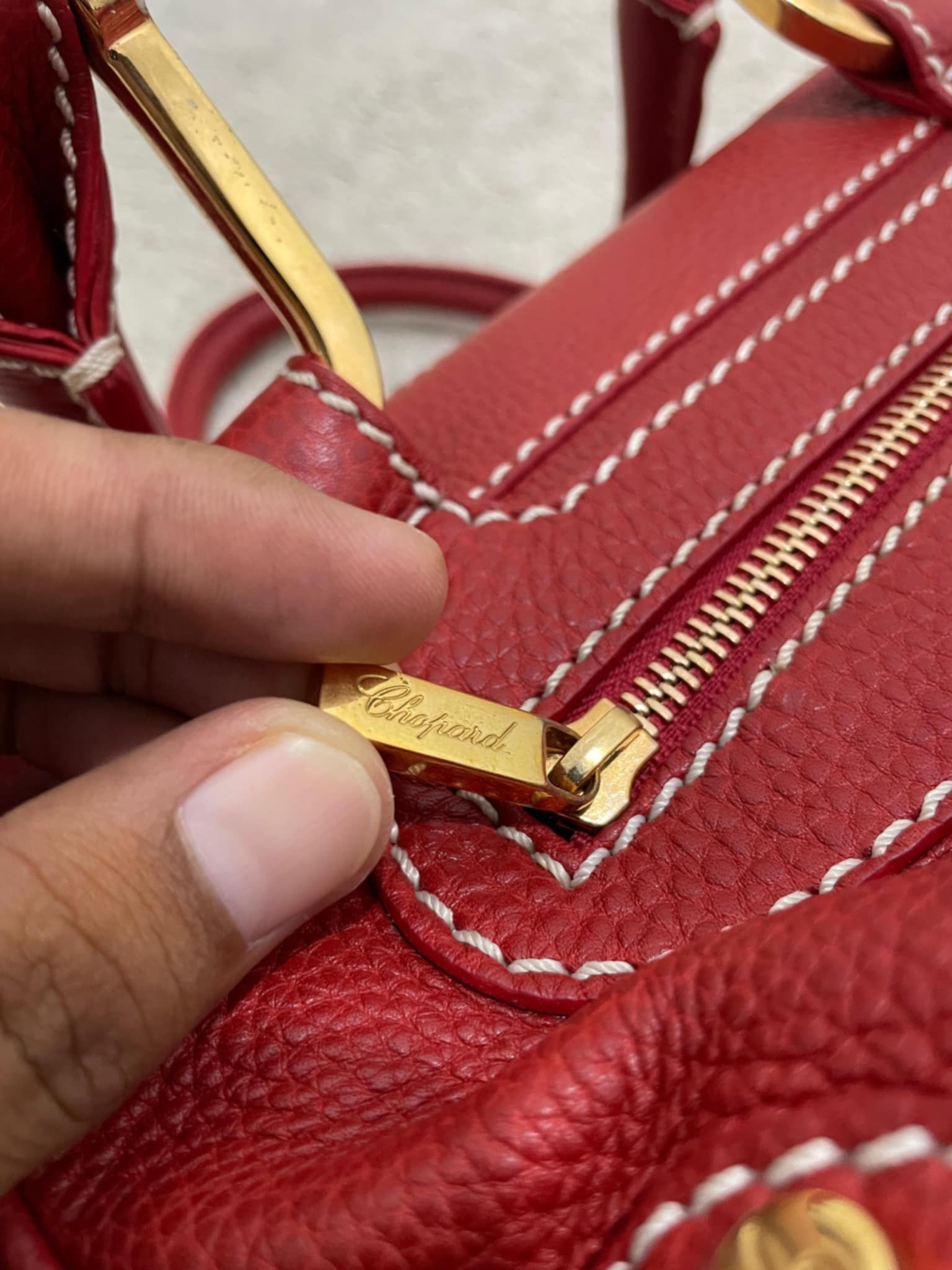 Chopard Chopard red leather handbag 150 th anniversary Size ONE SIZE - 3 Thumbnail