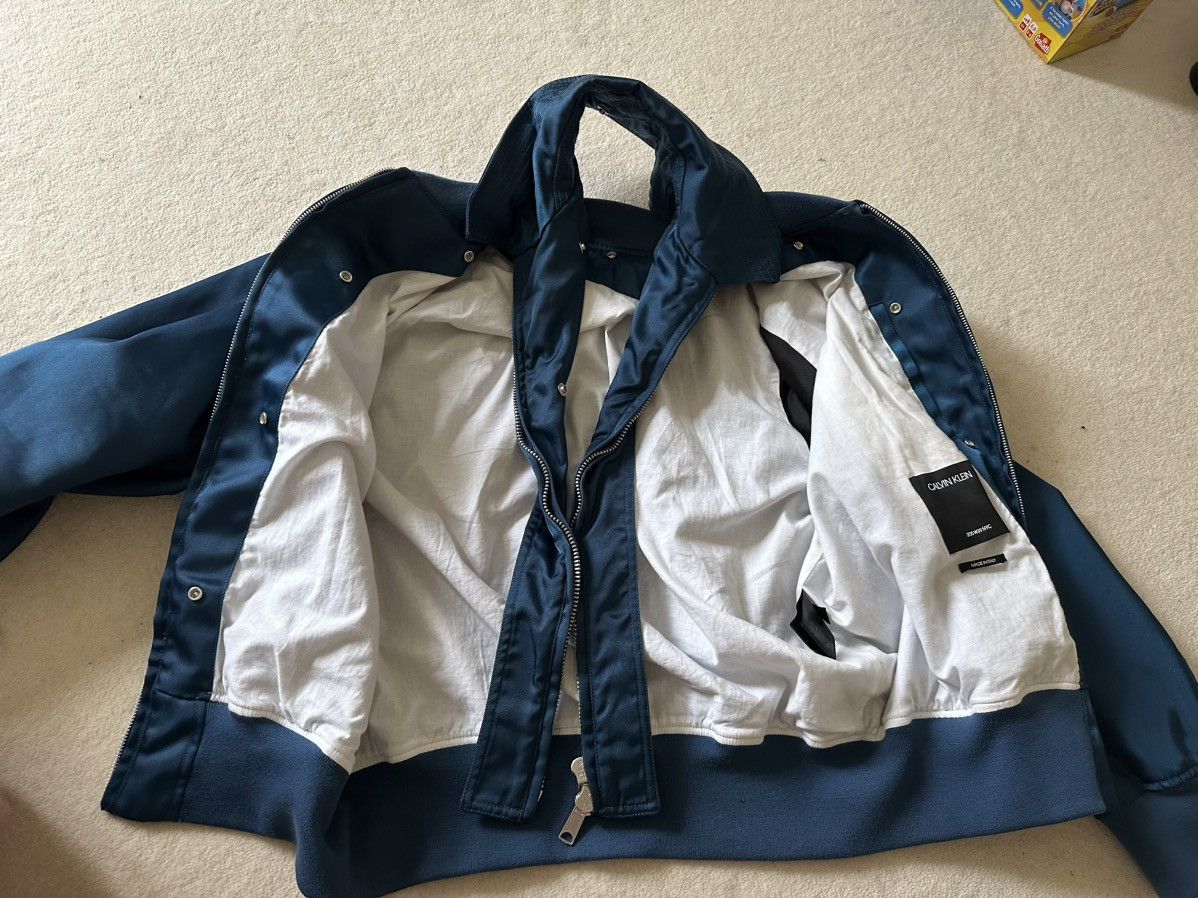 Calvin Klein 205W39NYC SS18 CK205w39nyc blue bomber jacket Raf Simons Grail Size US M / EU 48-50 / 2 - 20 Thumbnail