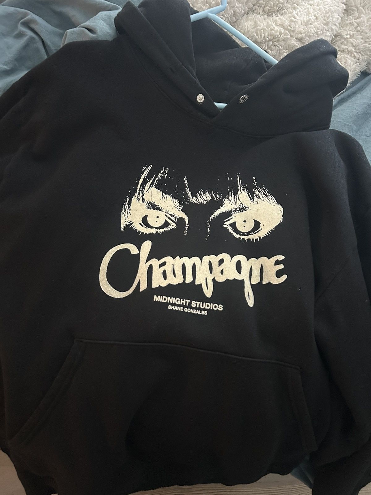 MiDNIGHT Champagne black inverted midnight studios sweater Size US XXL / EU 58 / 5 - 1 Thumbnail
