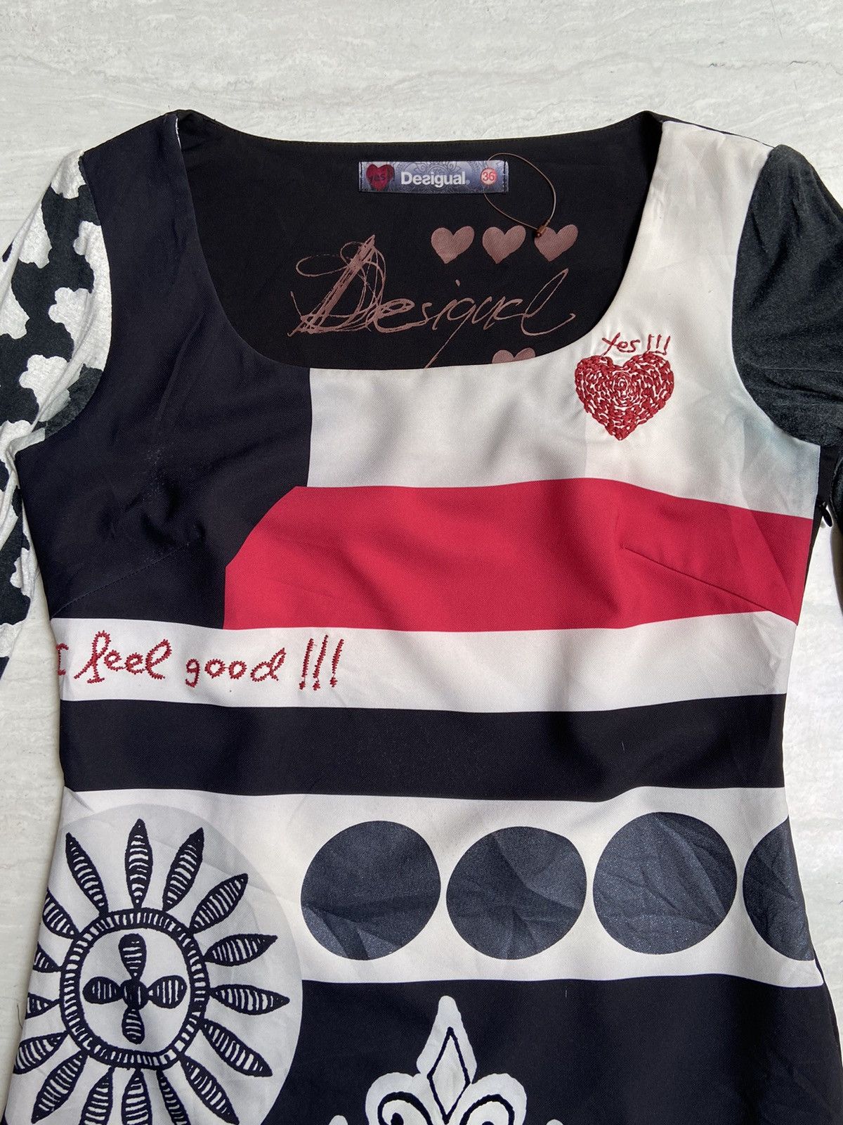 Desigual DESIGUAL Long Sleeve T-shirt Size US XS / EU 42 / 0 - 7 Thumbnail