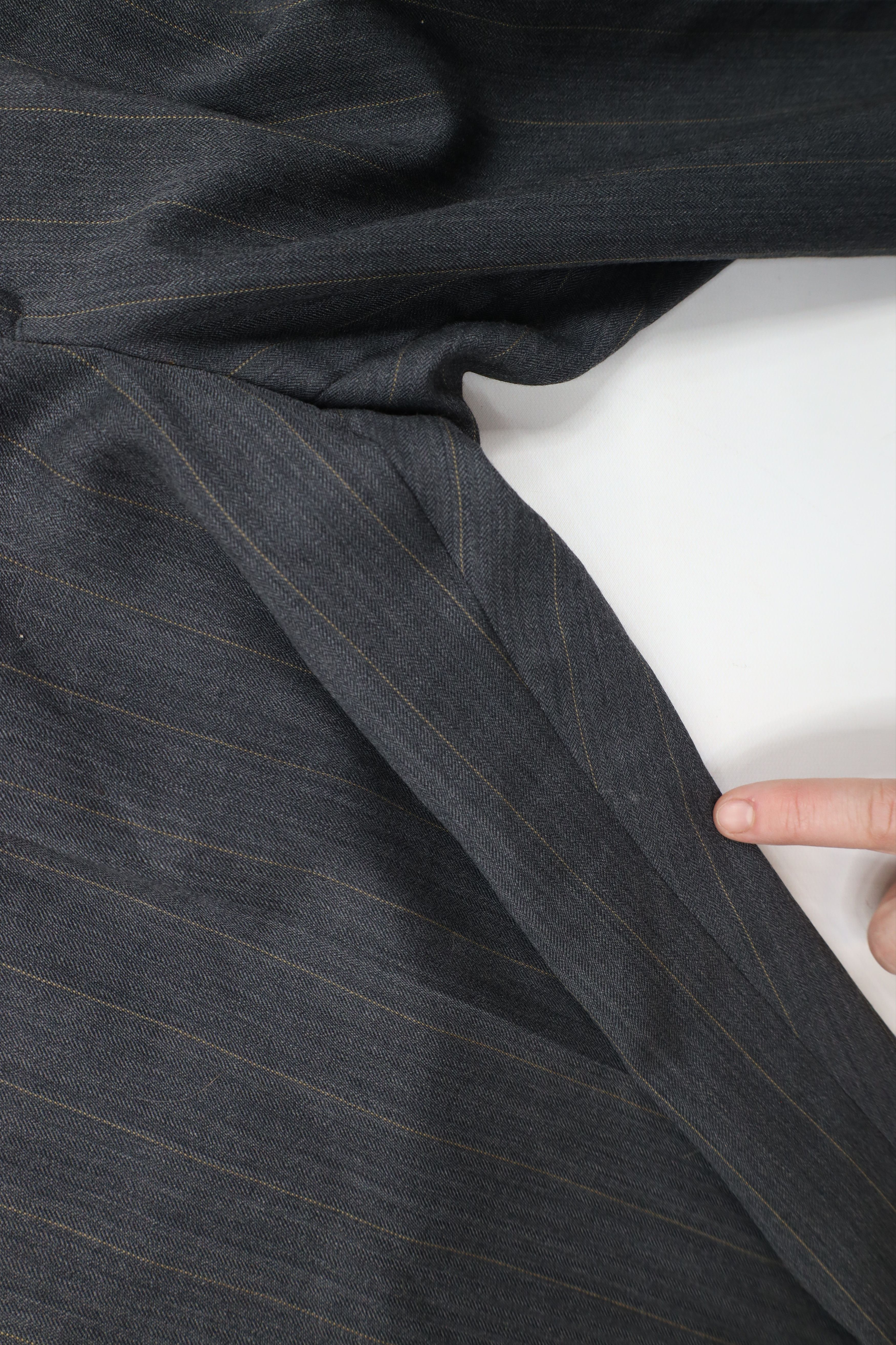 Vintage Vintage 90s Streetwear Worsted Wool Wide Leg Chino Pants Size US 38 / EU 54 - 6 Thumbnail