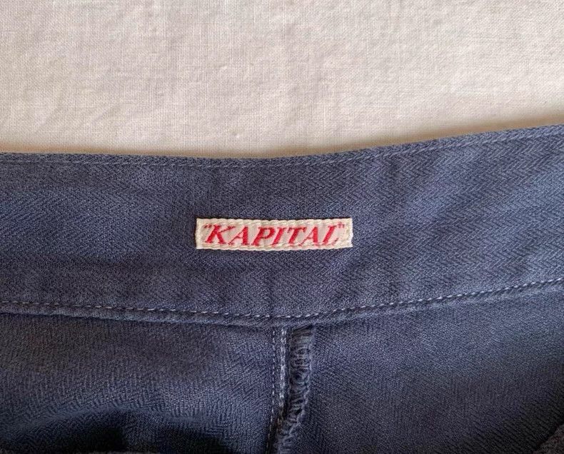Kapital Kapital Size1 Linen wide-leg skirt trousers Size 25" / US 0 / IT 36 - 7 Thumbnail