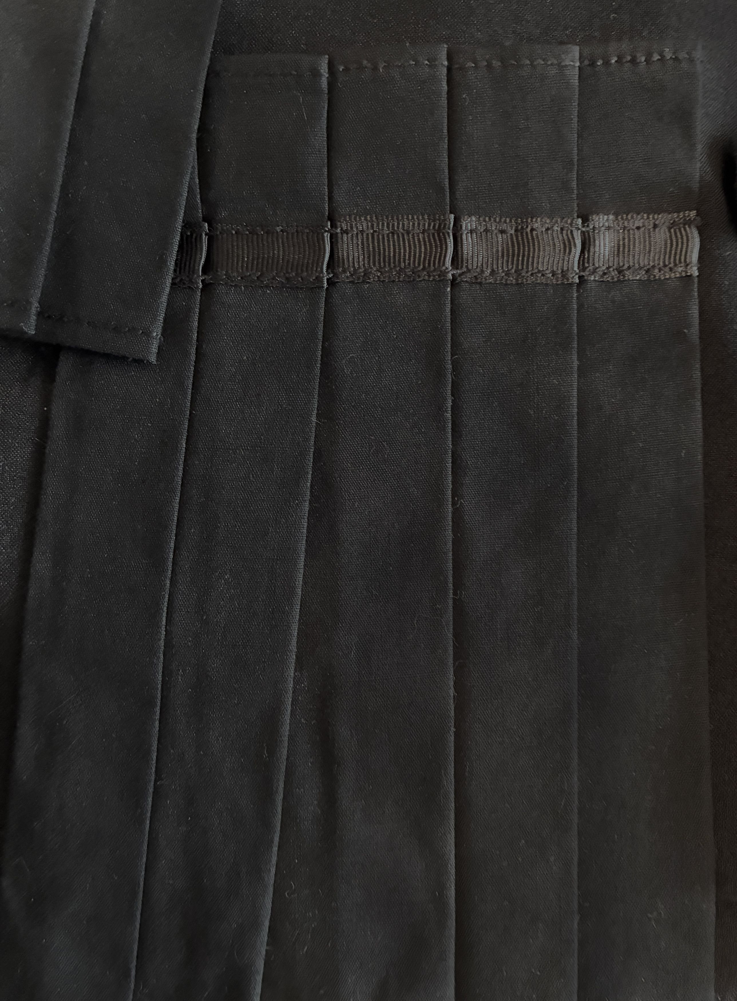 Moschino MOSCHINO Little Black Cocktail Dress with Folded Ruffles Size S / US 4 / IT 40 - 5 Thumbnail