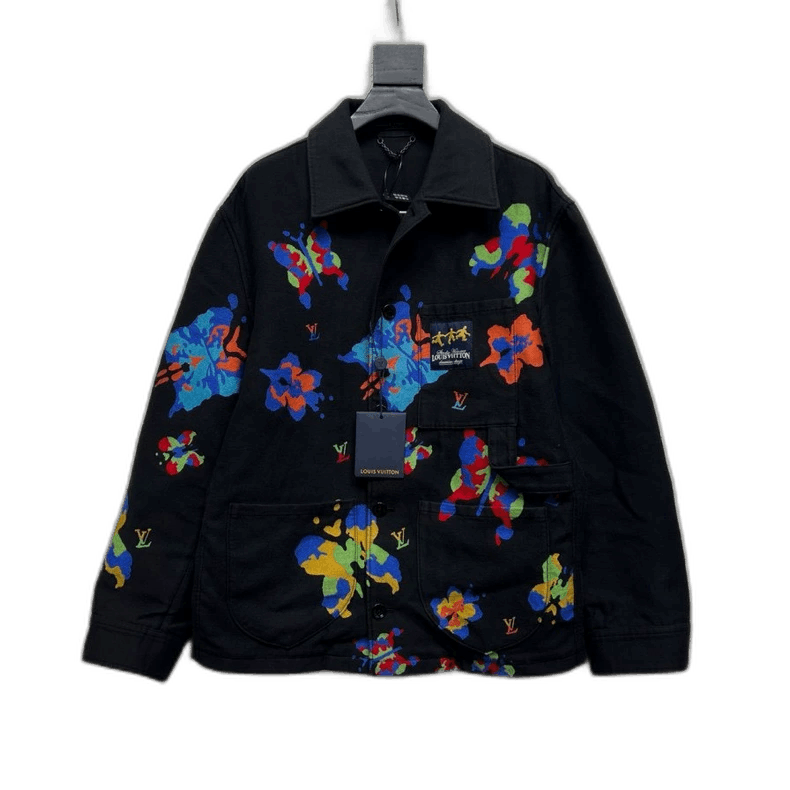 Louis Vuitton Louis Vuitton Butterfly Print Long Sleeve Shirt Size US S / EU 44-46 / 1 - 1 Thumbnail