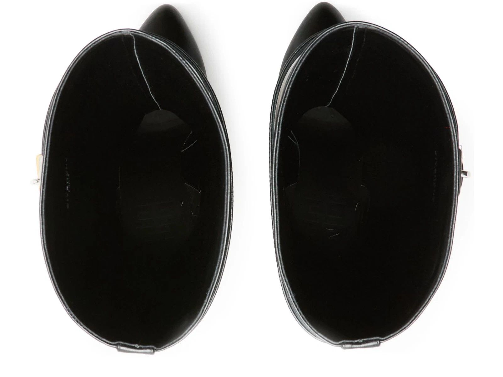 Givenchy GIVENCHY Shark Lock Black Leather 90mm Ankle Boots Size US 7 / IT 37 - 4 Thumbnail