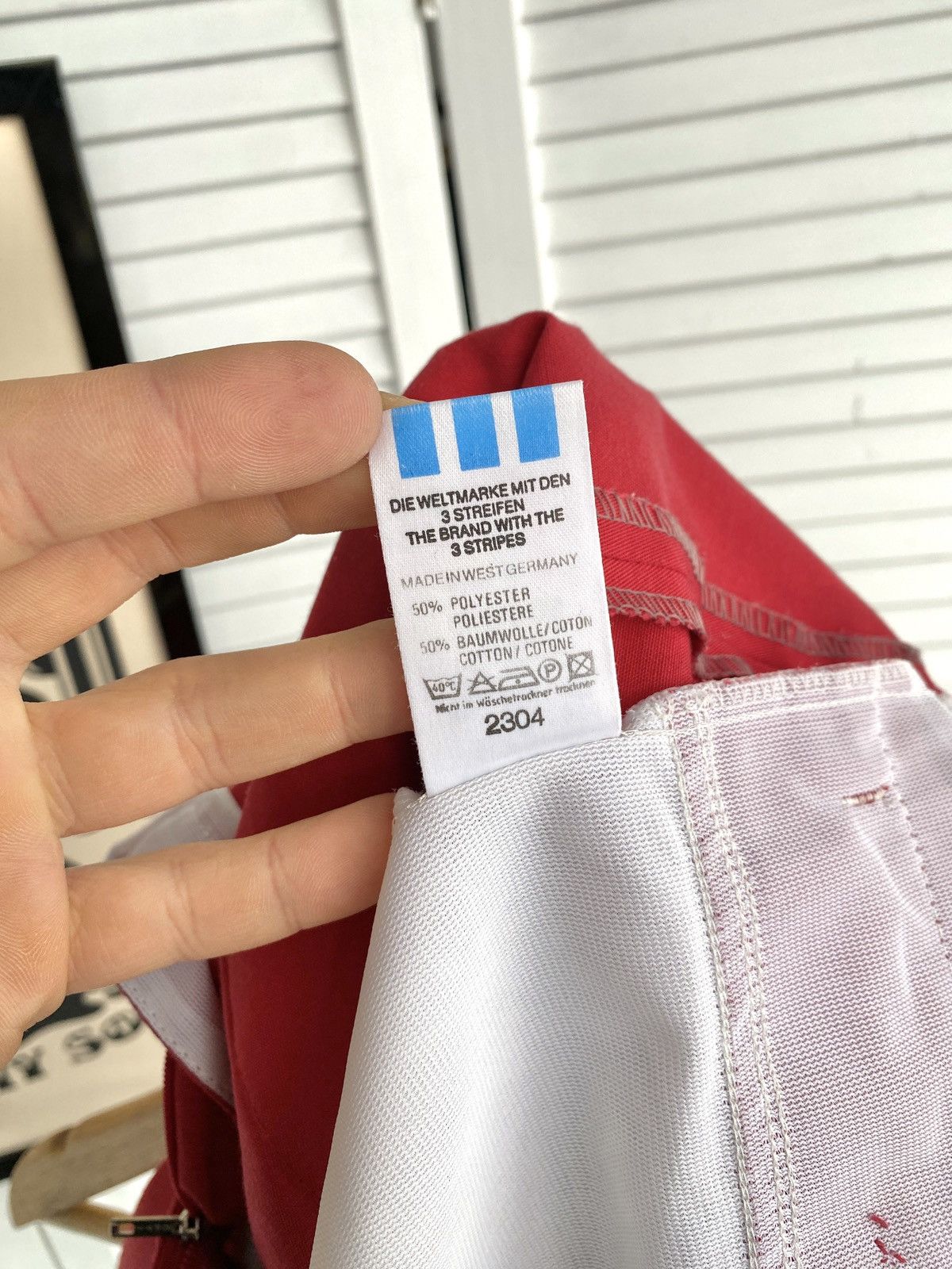 Adidas × Vintage Vintage 90s Adidas Tennis Shorts West Gearmany Cotton Size US 34 / EU 50 - 14 Thumbnail