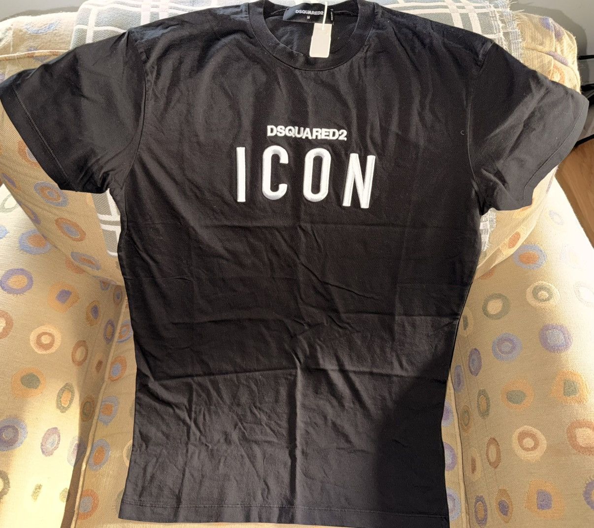 Dsquared2 DSquared2 “ICON” embroidered big-logo s/s tee, NEW, cotton Size US M / EU 48-50 / 2 - 1 Thumbnail