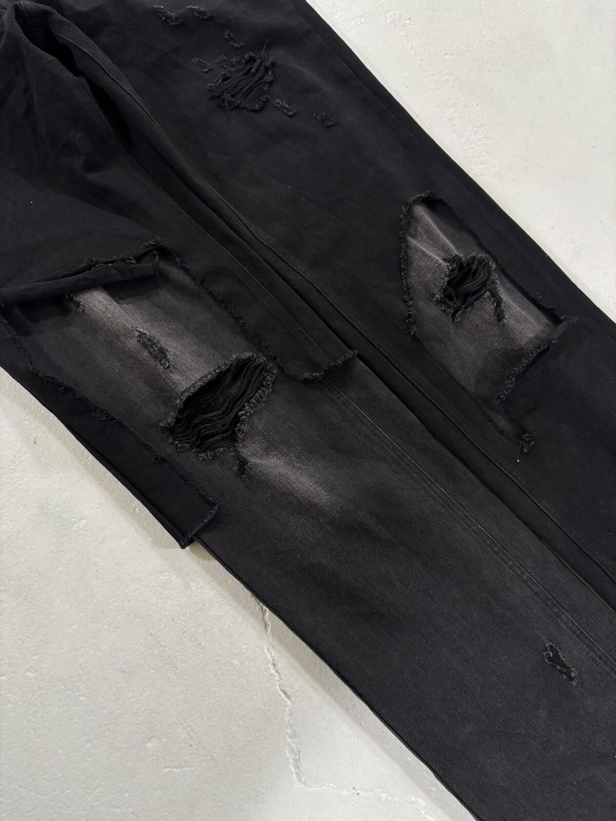 Raf Simons Raf Simons AW19 Destroyed Zombie Denim Size US 32 / EU 48 - 3 Thumbnail