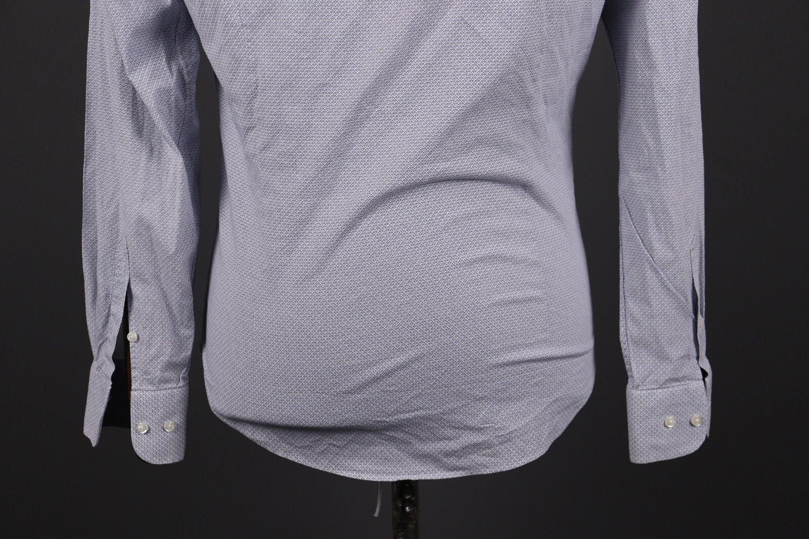 Designer Bottega del Sarto Slim Fit Blue Button Down Shirt Size 39 Size US M / EU 48-50 / 2 - 7 Thumbnail