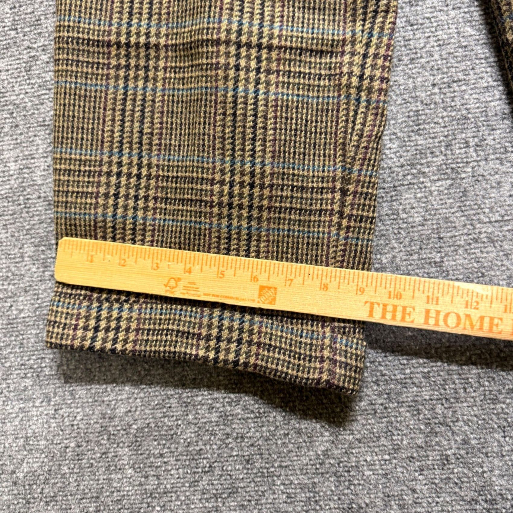 Vintage VINTAGE Gap Pleated Trouser Pants Womens 20 Plaid Beige Wool Blend Patterned 90s Women’s Pants Size 42" / US 20 - 4 Thumbnail