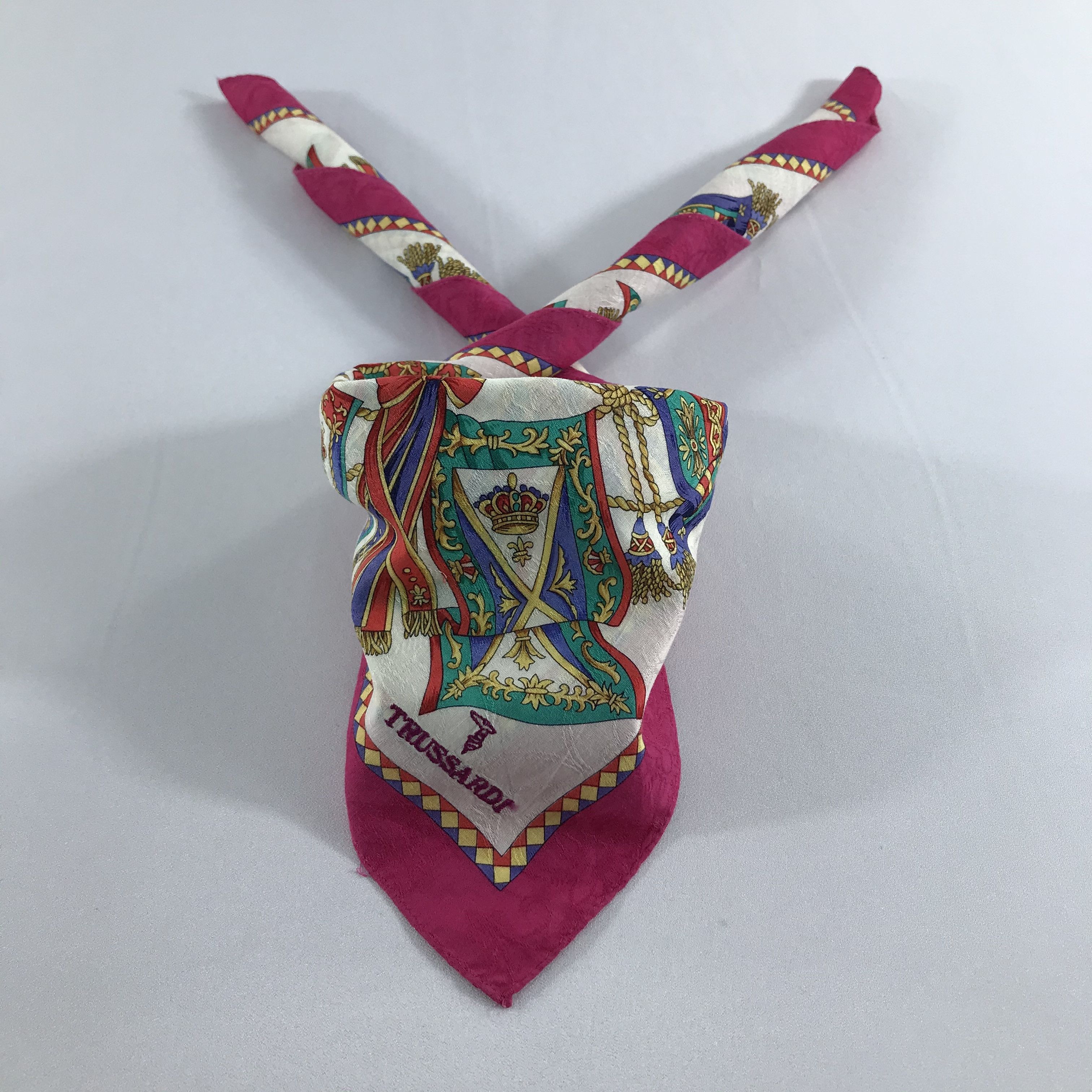 Trussardi Trussardi Handkerchief Neckerchief Bandana H1130 Size ONE SIZE - 2 Thumbnail