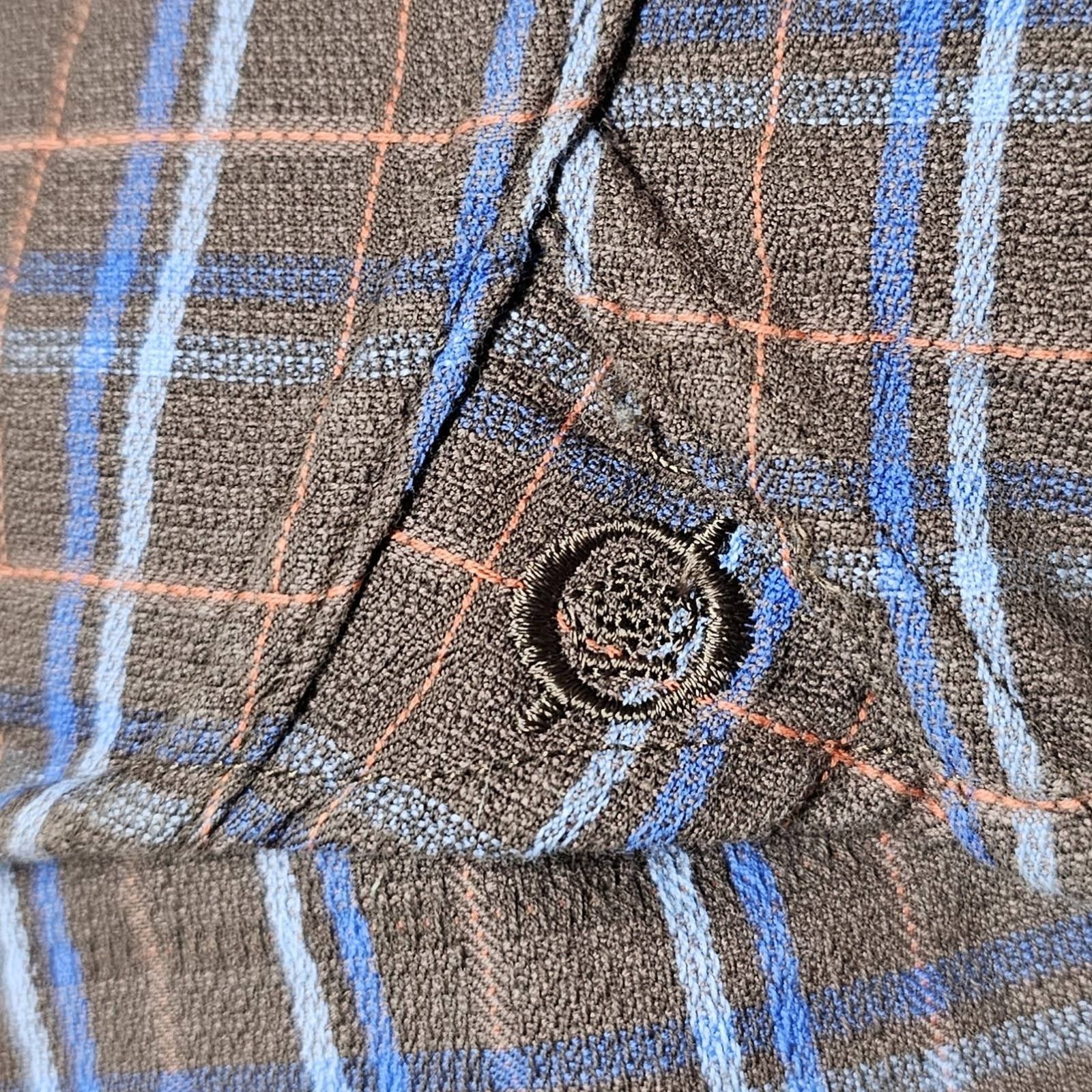 Born Born Brown Plaid Button Down Men's Shirt 100% Cotton Medium Size US M / EU 48-50 / 2 - 6 Thumbnail