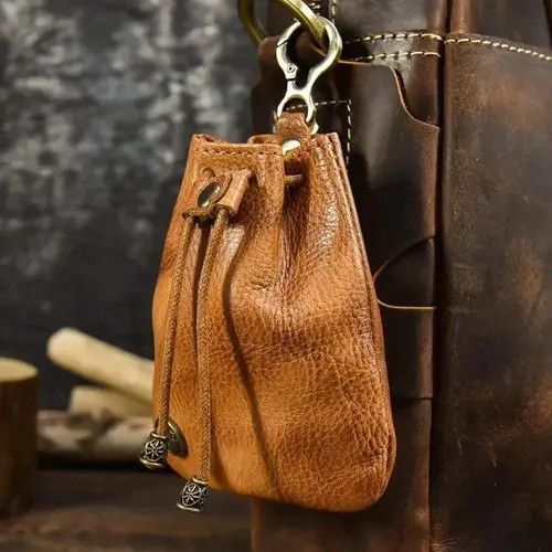 Japanese Brand × Leather Genuine Leather Coin Bag Size ONE SIZE - 1 Thumbnail