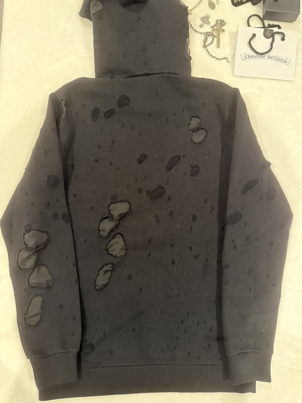 Givenchy Givenchy Paris Distressed hoodie Size US S / EU 44-46 / 1 - 4 Thumbnail