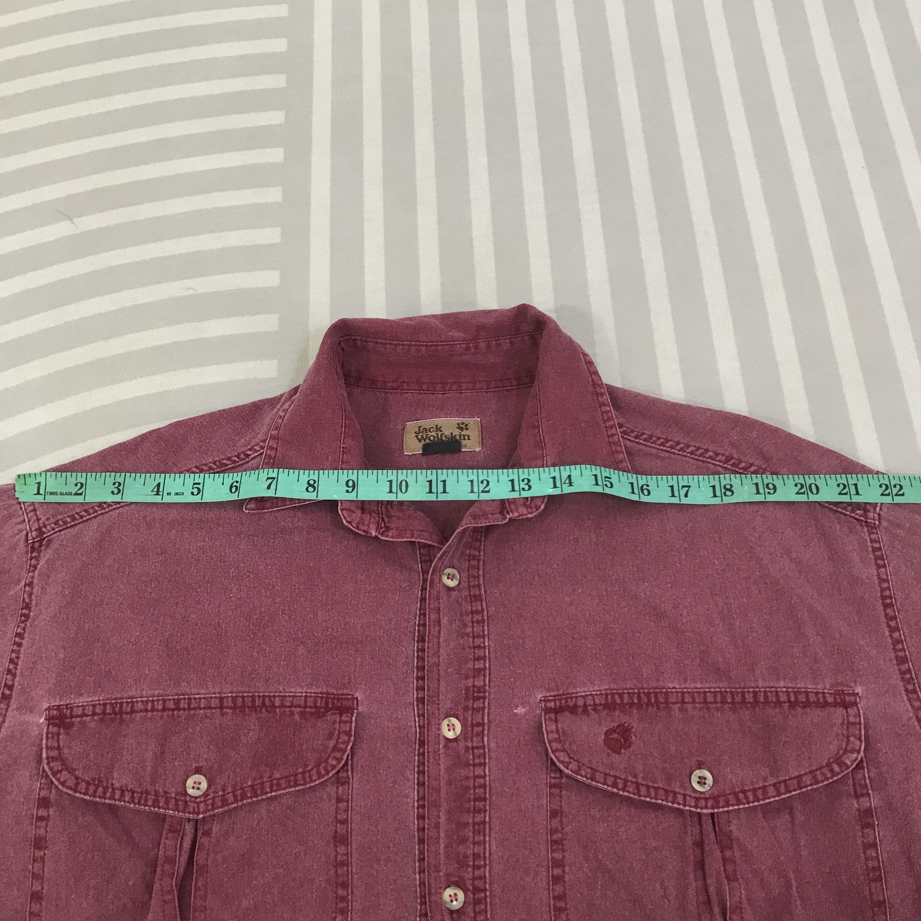 Jack Wolfskin Vintage Jack Wolfskin work Button Up Shirts K117B16 Size US L / EU 52-54 / 3 - 6 Thumbnail