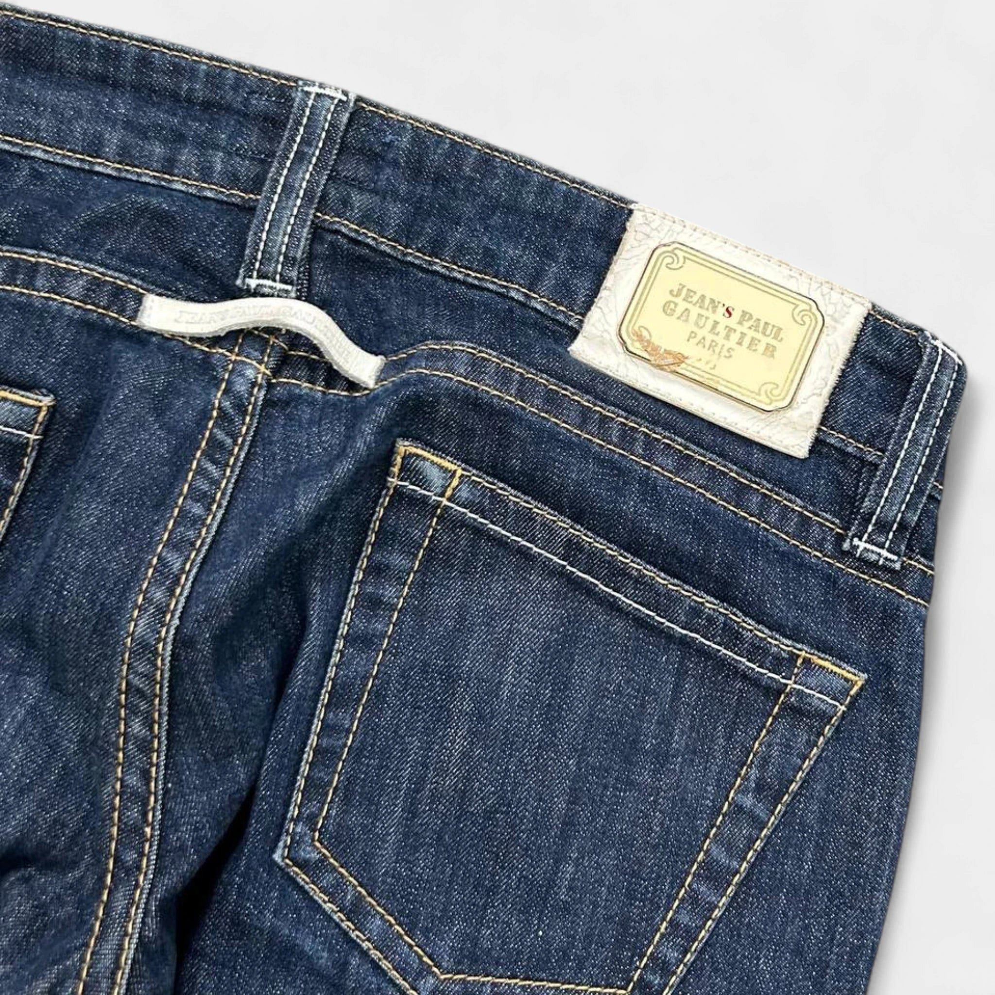 Jean Paul Gaultier Jean Paul Gaultier Graphic Blue Denim Jeans Size US 29 - 6 Thumbnail