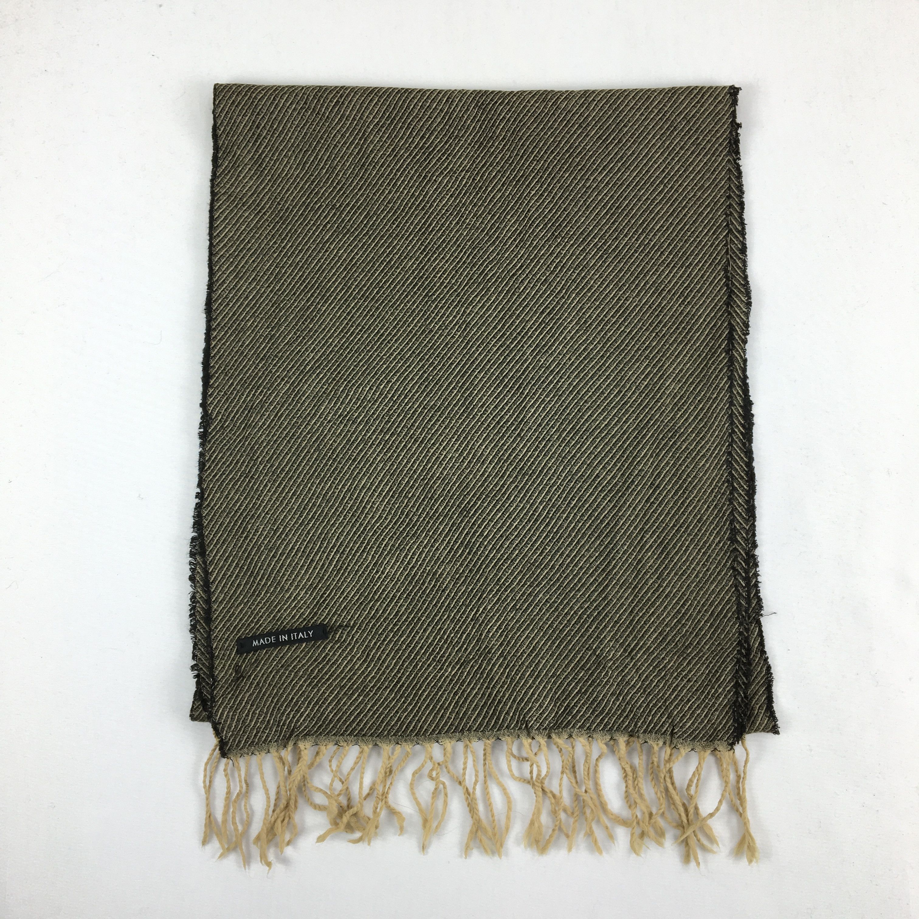 Vintage Vintage Tweed Scarf Muffler Wool Cashmere Scarves Size ONE SIZE - 2 Thumbnail