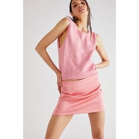 Free People Free People Beach Sweater Tank Pink Size XS / US 0-2 / IT 36-38 - 1 Thumbnail