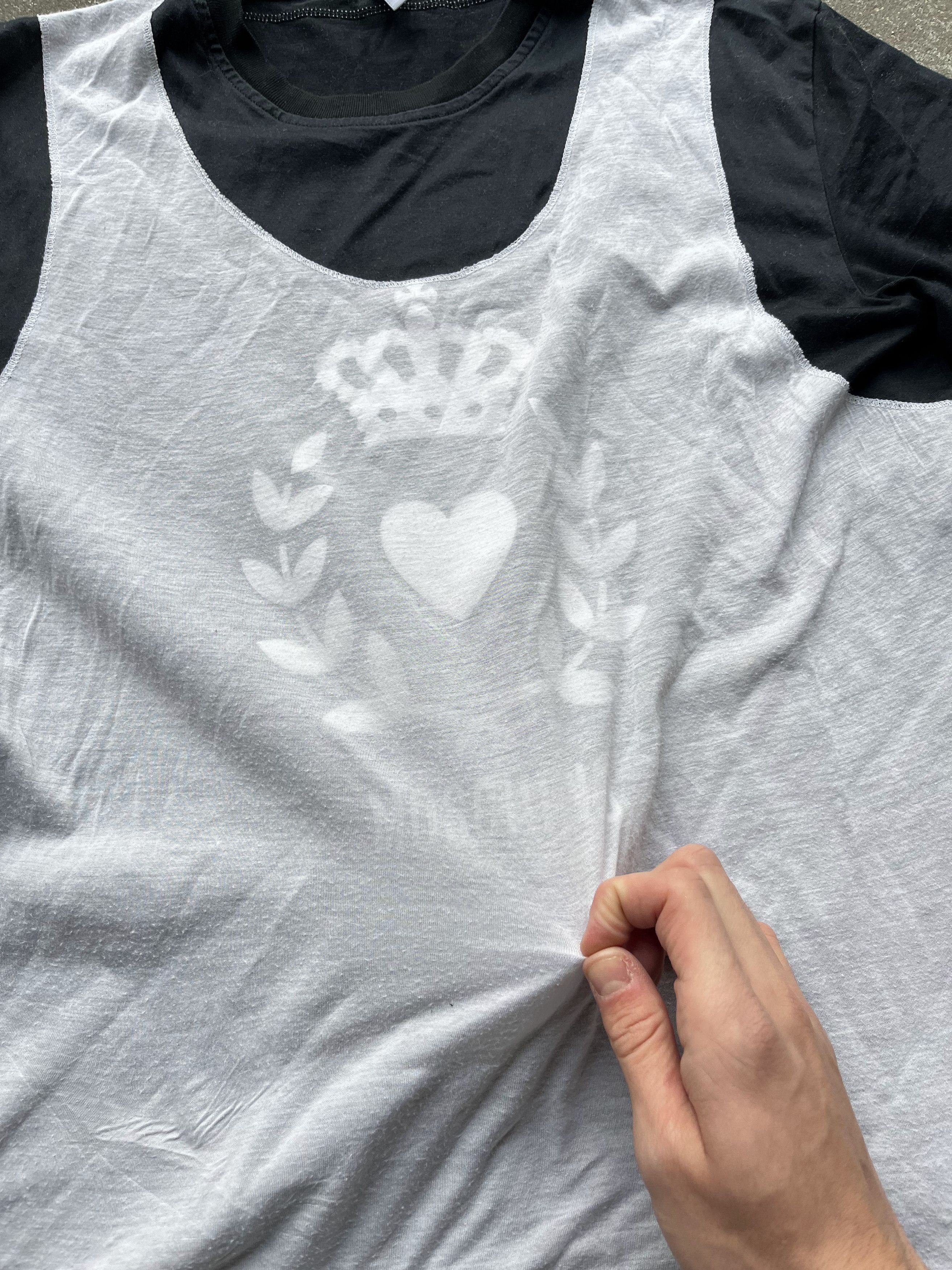 Moschino Moschino underwear double layer t-shirt Size US M / EU 48-50 / 2 - 2 Thumbnail