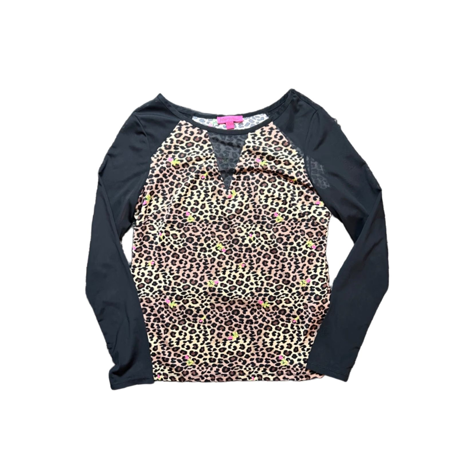 Betsey Johnson **VINTAGE Betsey Johnson Size M Leopard Print Blouse** User: Vintage Betsey Johnson Size M Leopard Print Blouse Size M / US 6-8 / IT 42-44 - 1 Thumbnail