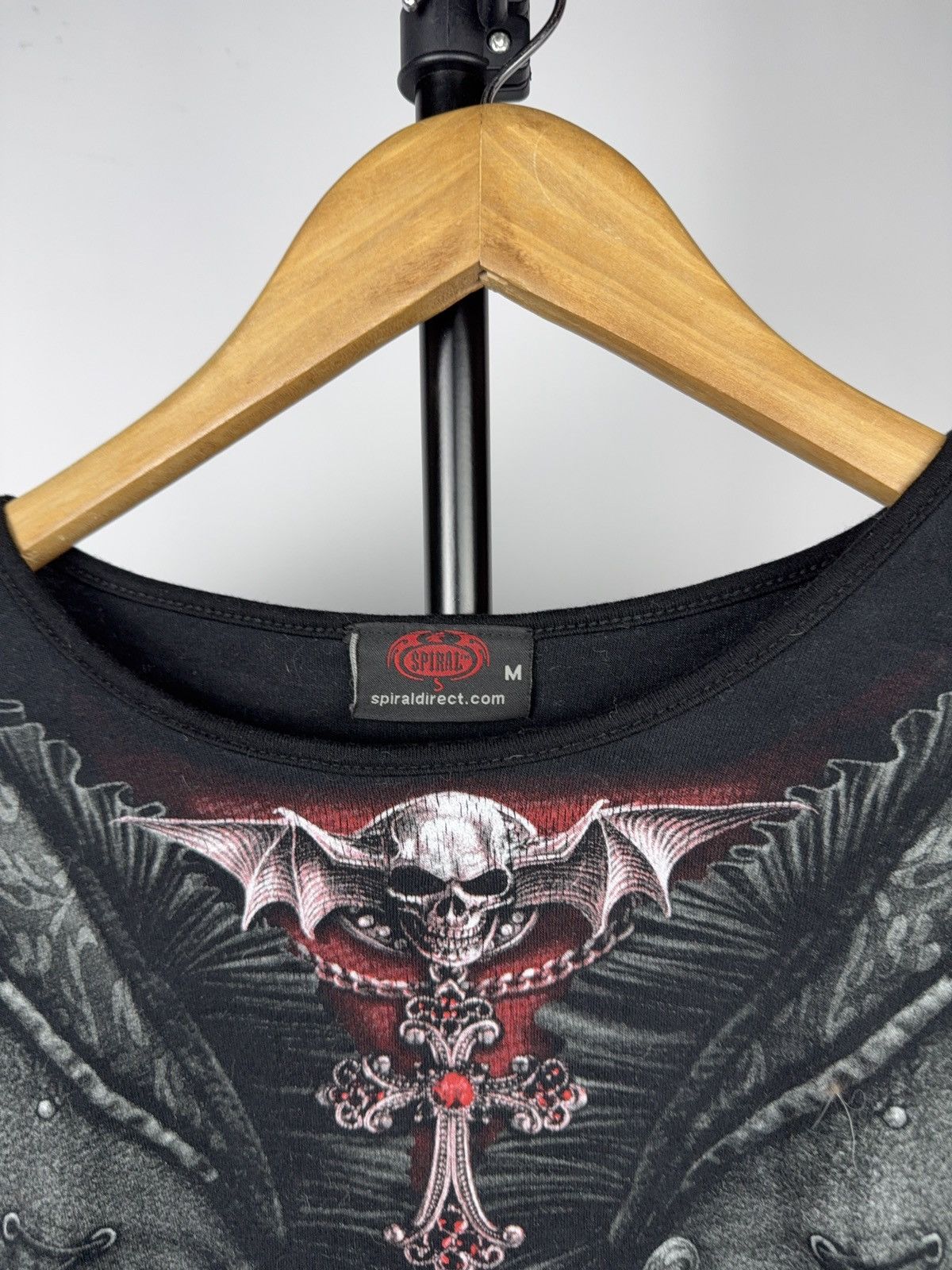Japanese Brand Spiral Direct Gothic Punk Vampire Corset Skull Long Sleeve M Size M / US 6-8 / IT 42-44 - 4 Thumbnail