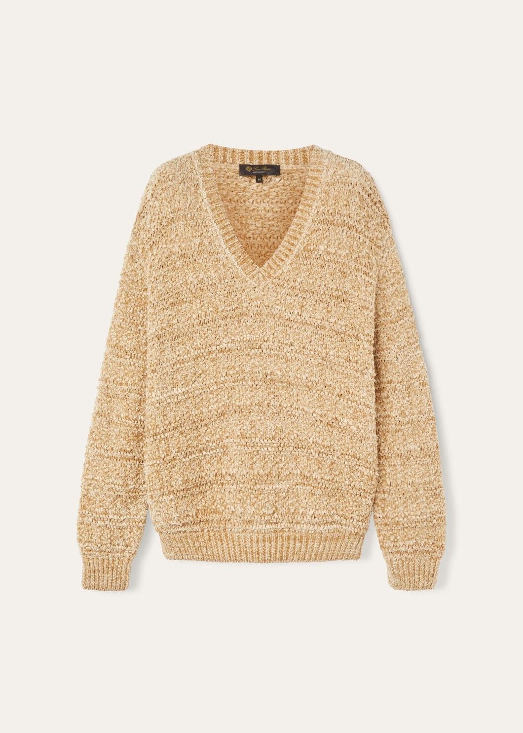 Loro Piana o1w1db10825 FAO8348 Val D'egua V-neck Sweater in Camel Size XS / US 0-2 / IT 36-38 - 1 Thumbnail