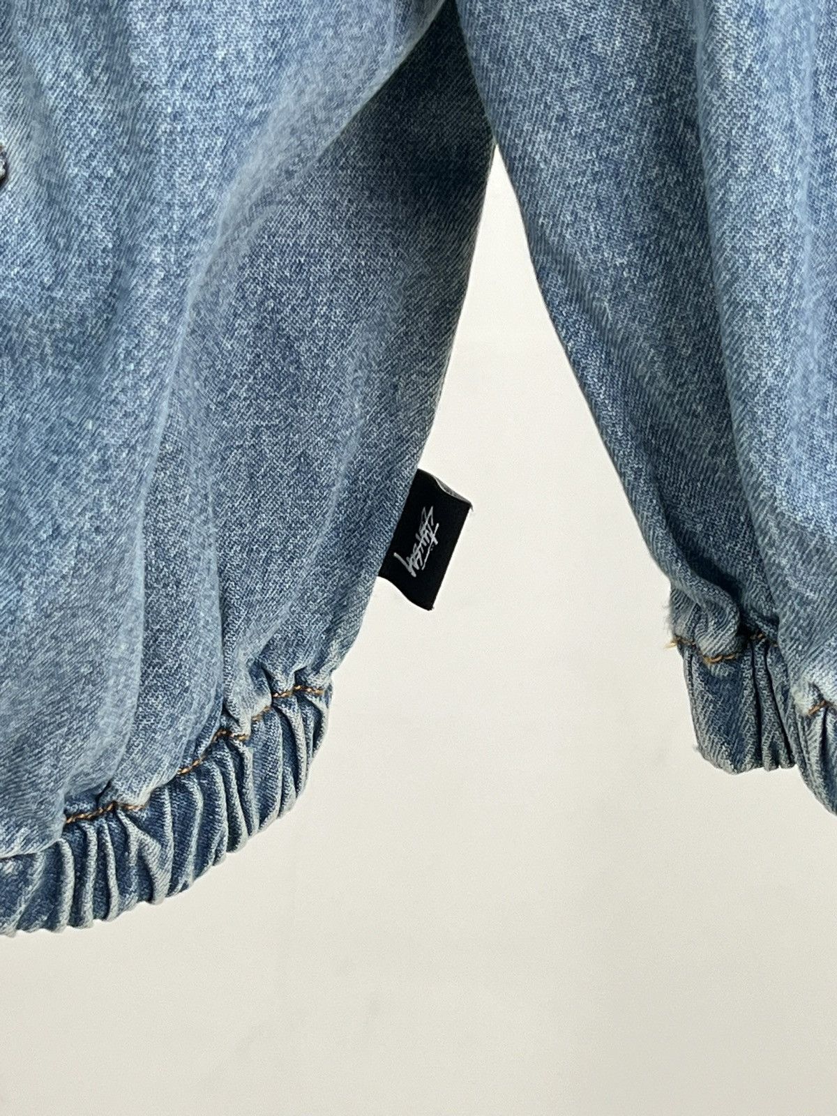 Stussy Vintage stussy denim hoodie M Size US M / EU 48-50 / 2 - 4 Thumbnail
