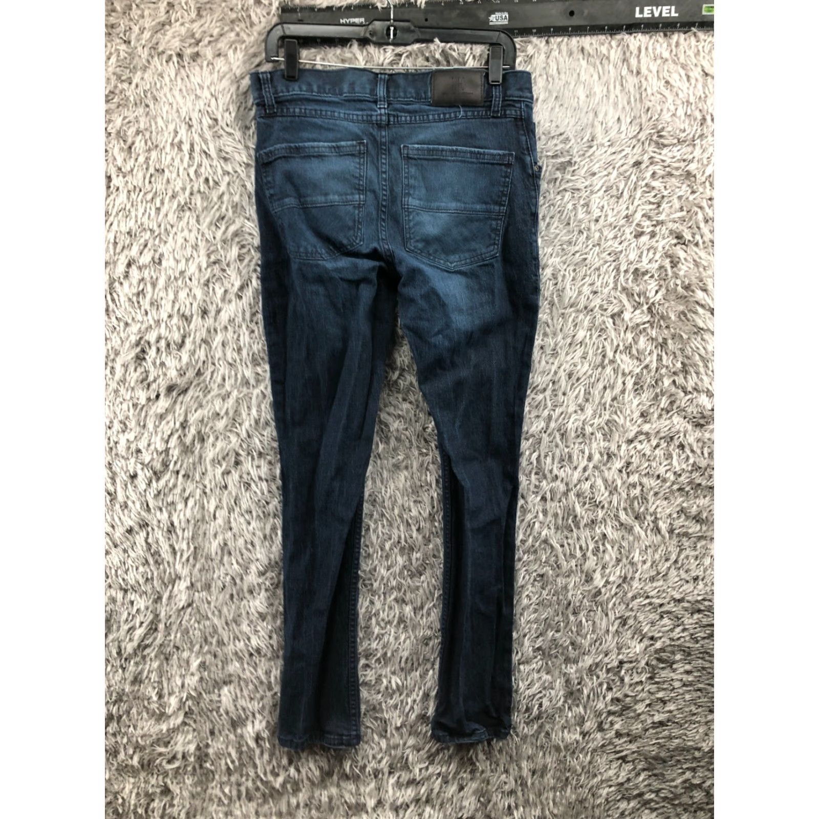 Vintage INC Denim Skinny Fit Jeans Mens 32x32 Mid Wash Blue Denim Jeans INC International Concepts Skinny Style Regular Fit 5-Pocket Blue Mens Size US 32 / EU 48 - 5 Thumbnail