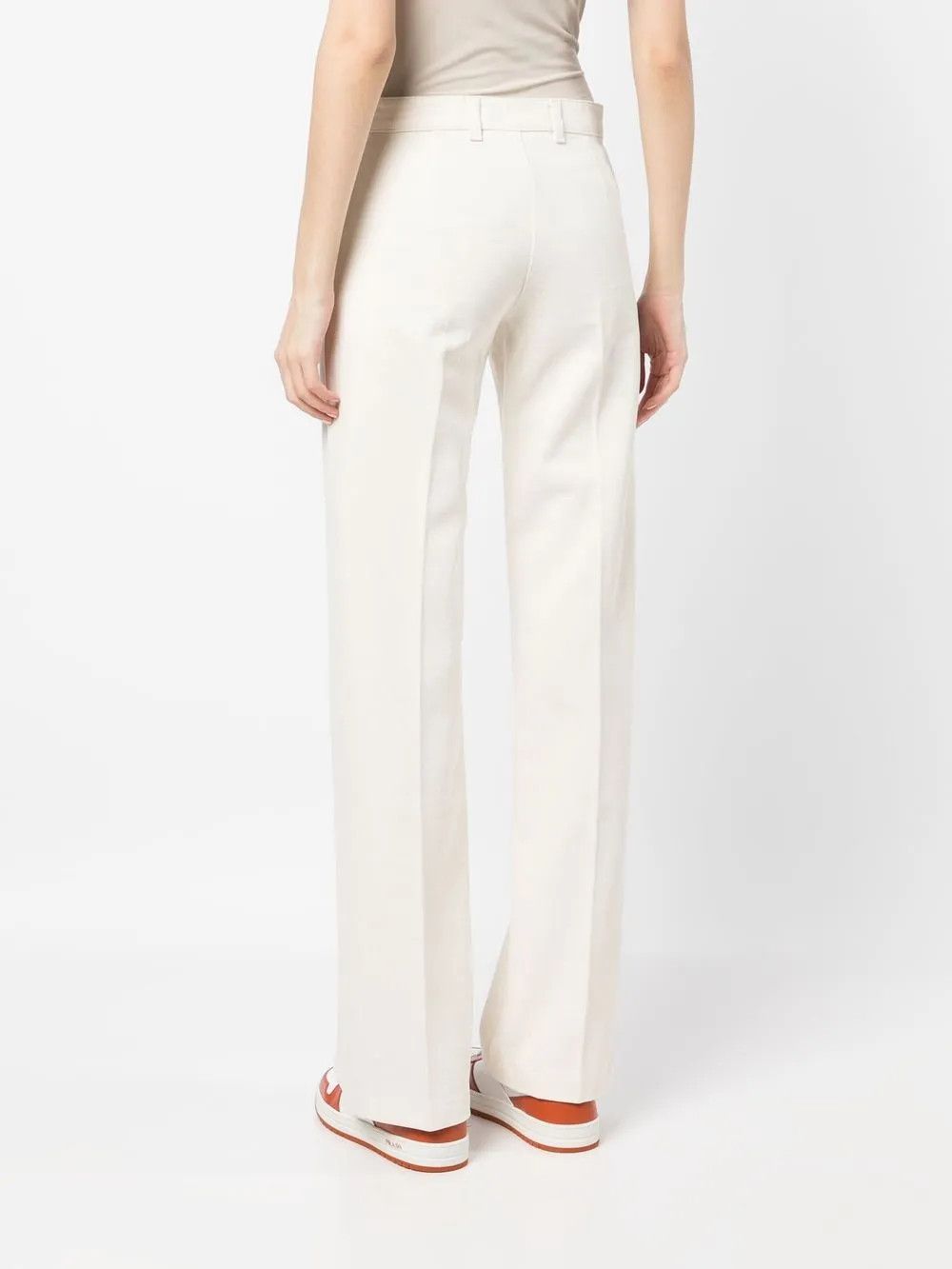 Palm Angels o1y1125 Denim Pant in Ivory Size 26" / US 2 / IT 38 - 4 Thumbnail