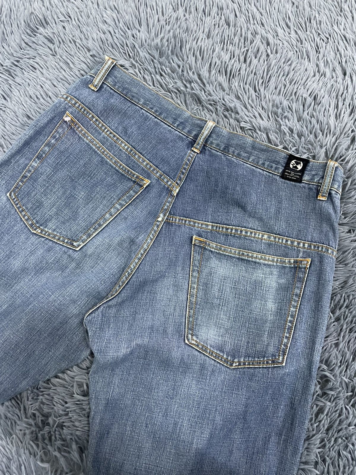 Designer × Final Home × Issey Miyake Vtg Final Home Double Waist Soft Jean Size US 33 - 5 Thumbnail