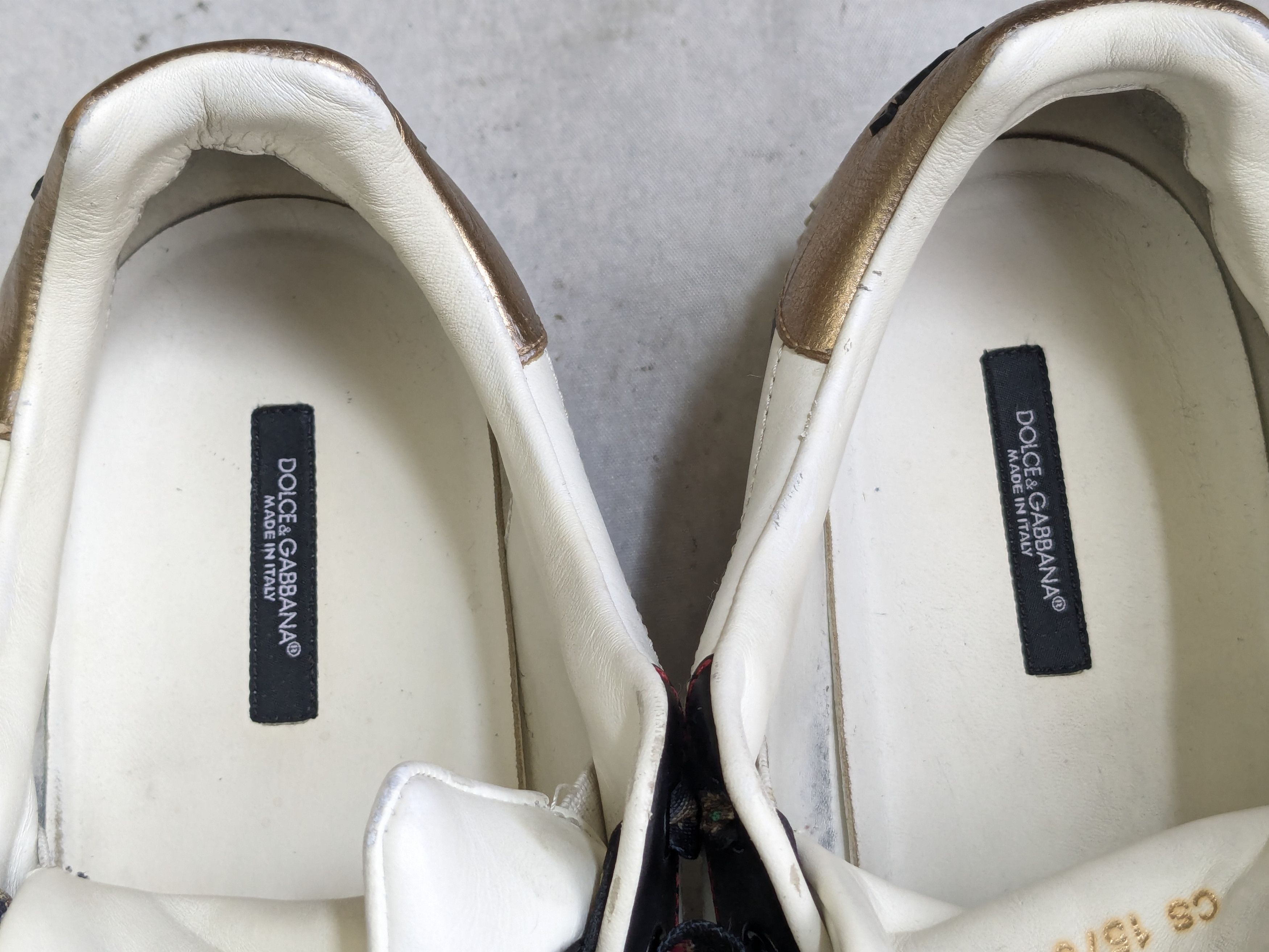 Dolce & Gabbana Dolce & Gabbana Portofino Sneakers White 11 Crown King Size US 11 / EU 44 - 10 Thumbnail