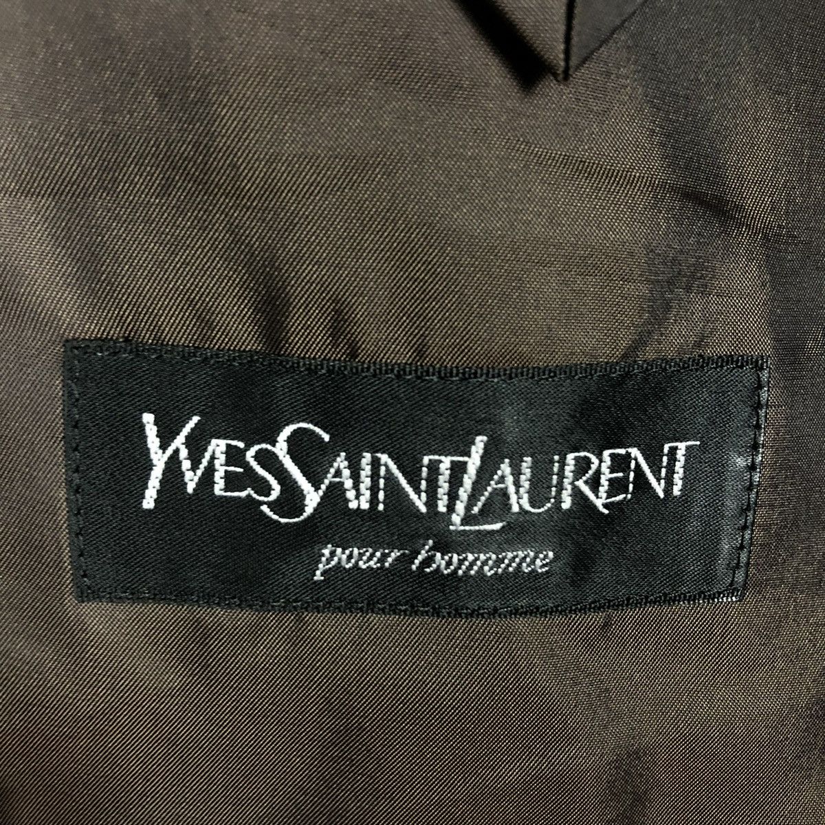 Yves Saint Laurent 🔥DOUBLE BREAST COATS JACKET YVES SAINT LAURENT POUR HOMME Size US M / EU 48-50 / 2 - 19 Thumbnail